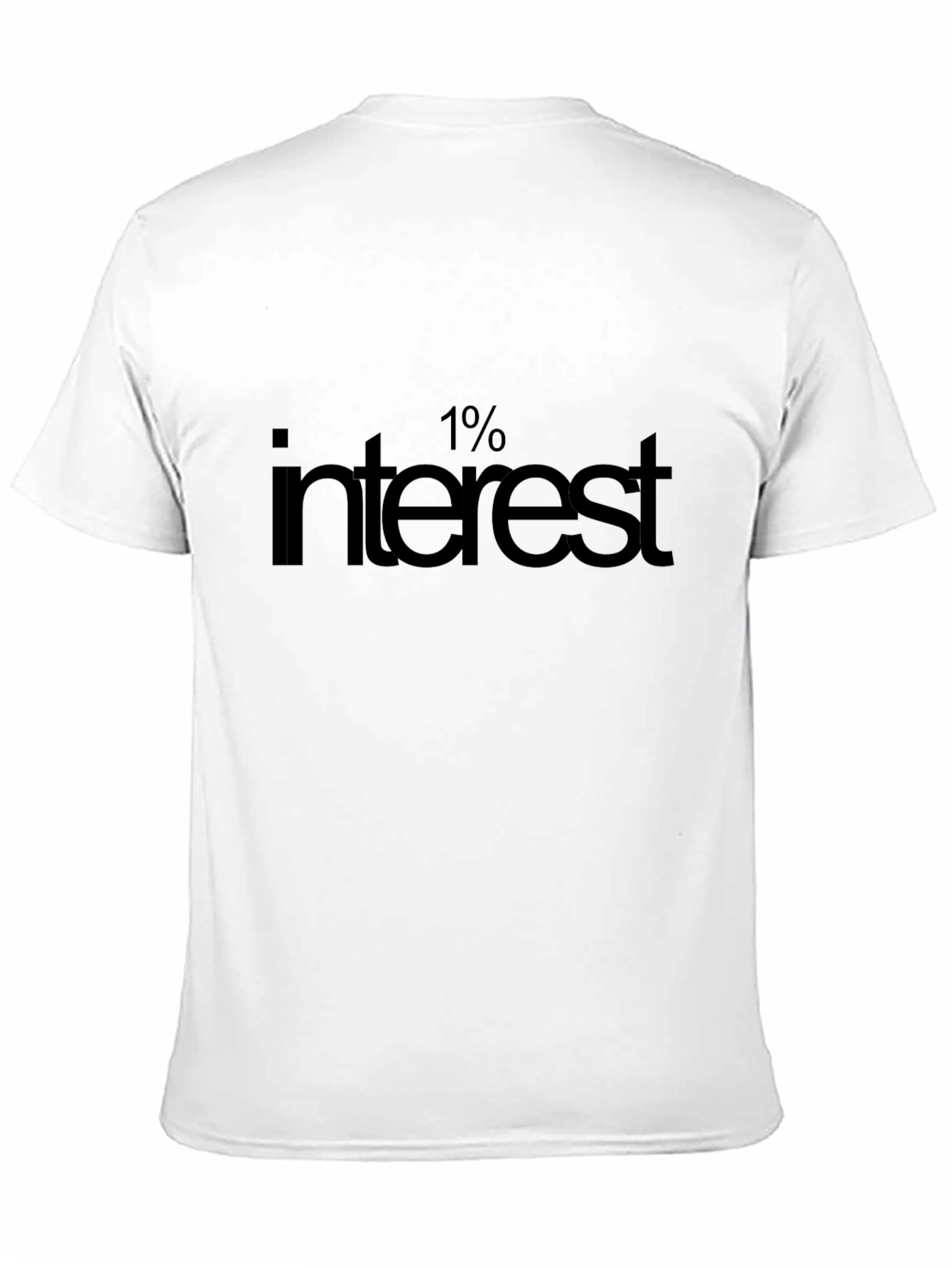 Black 1% Interest Graphic Tee - Stylish & Comfortable view 11