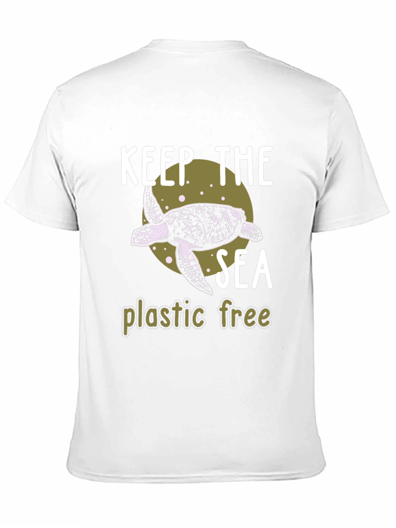 Black Keep the Sea Plastic Free Graphic Tee view 11