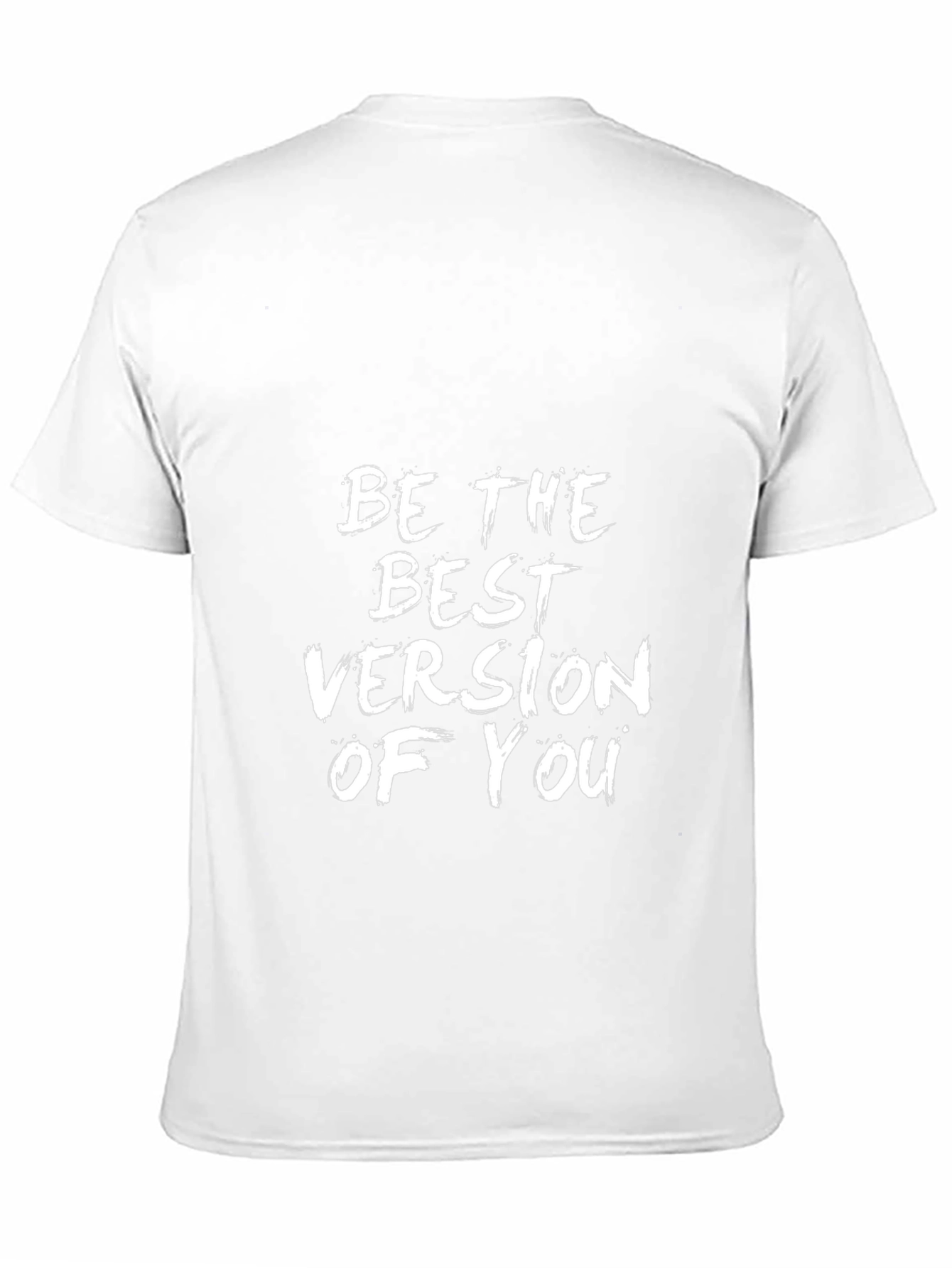 Black Inspirational Graphic T-Shirt - Be the Best Version of You view 11