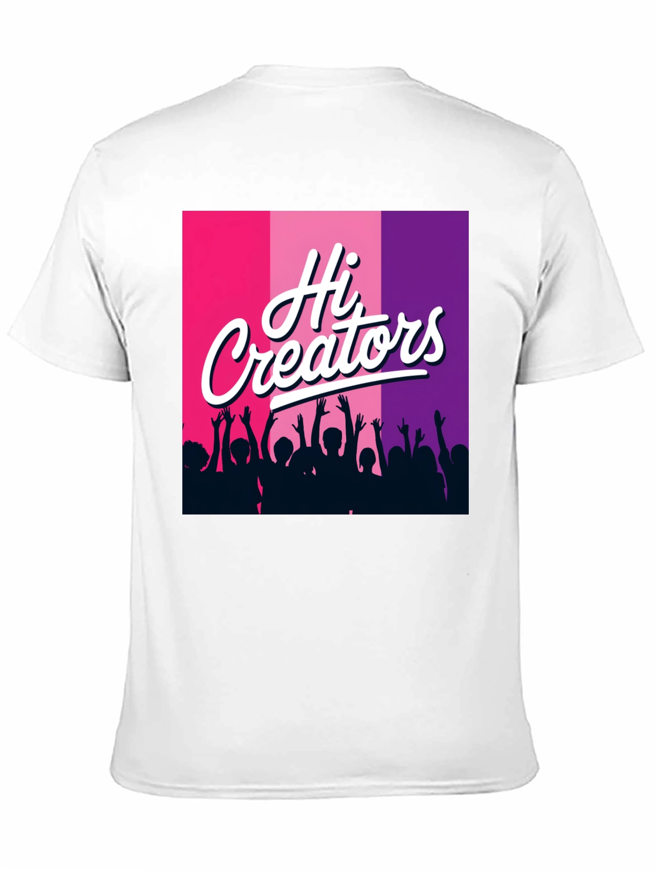 Black Hi Creators Graphic Tee - Black Cotton T-Shirt view 11