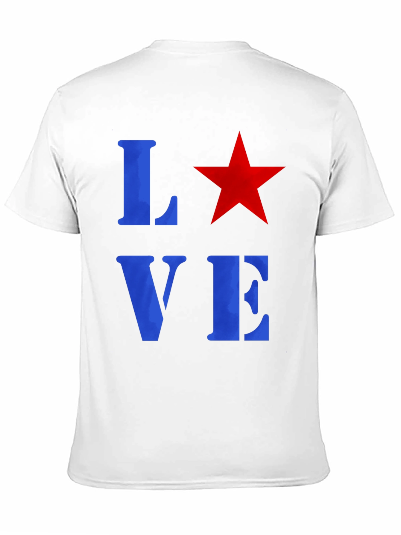 Black Love Star Graphic Tee - Casual Unisex T-Shirt view 11