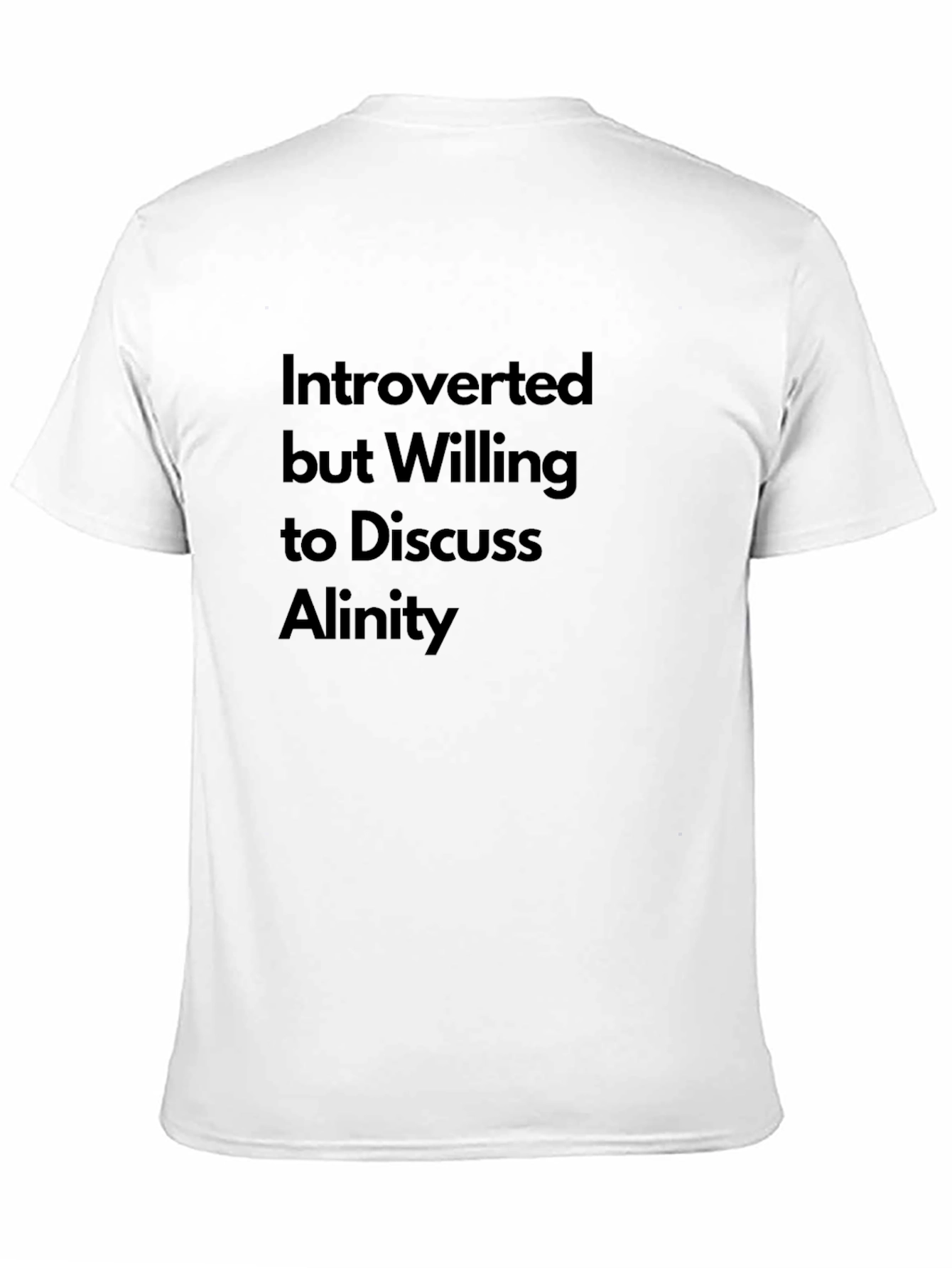 Black Introverted Alinity Discussion T-Shirt view 11