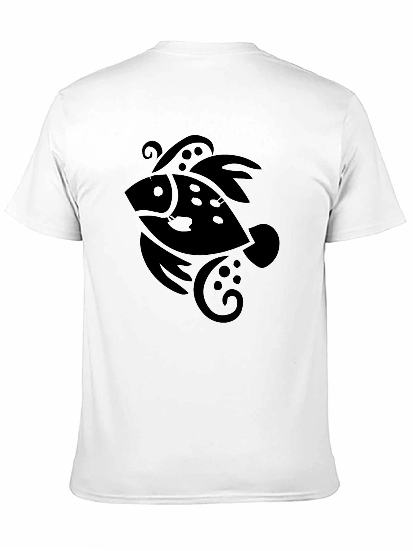 Black Black Fish Graphic Tee - Stylish & Unique Design view 11