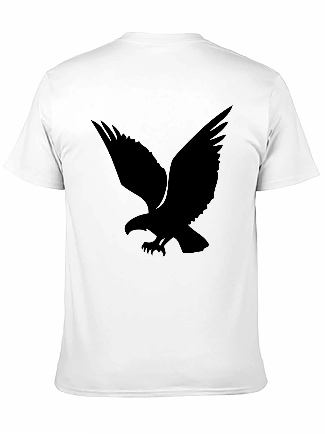 Black Black Eagle Graphic Tee - Mens Casual Style view 11