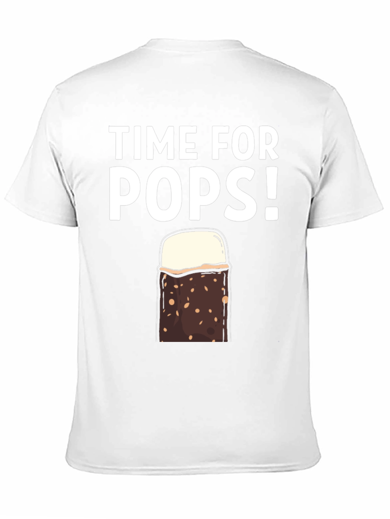 Black Time for Pops! T-Shirt - Ice Cream Treat view 11