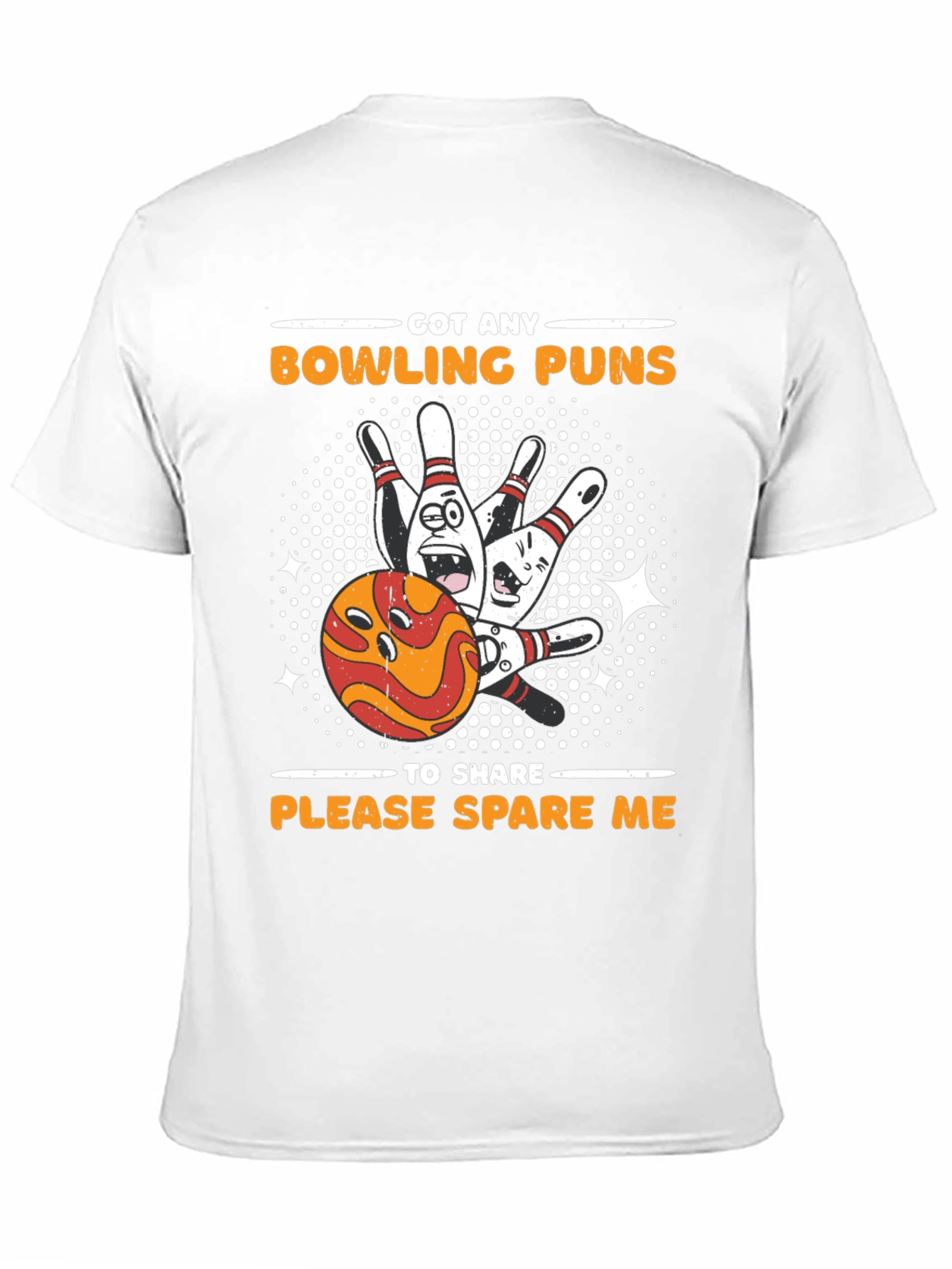 Black Bowling Pun T-Shirt view 11