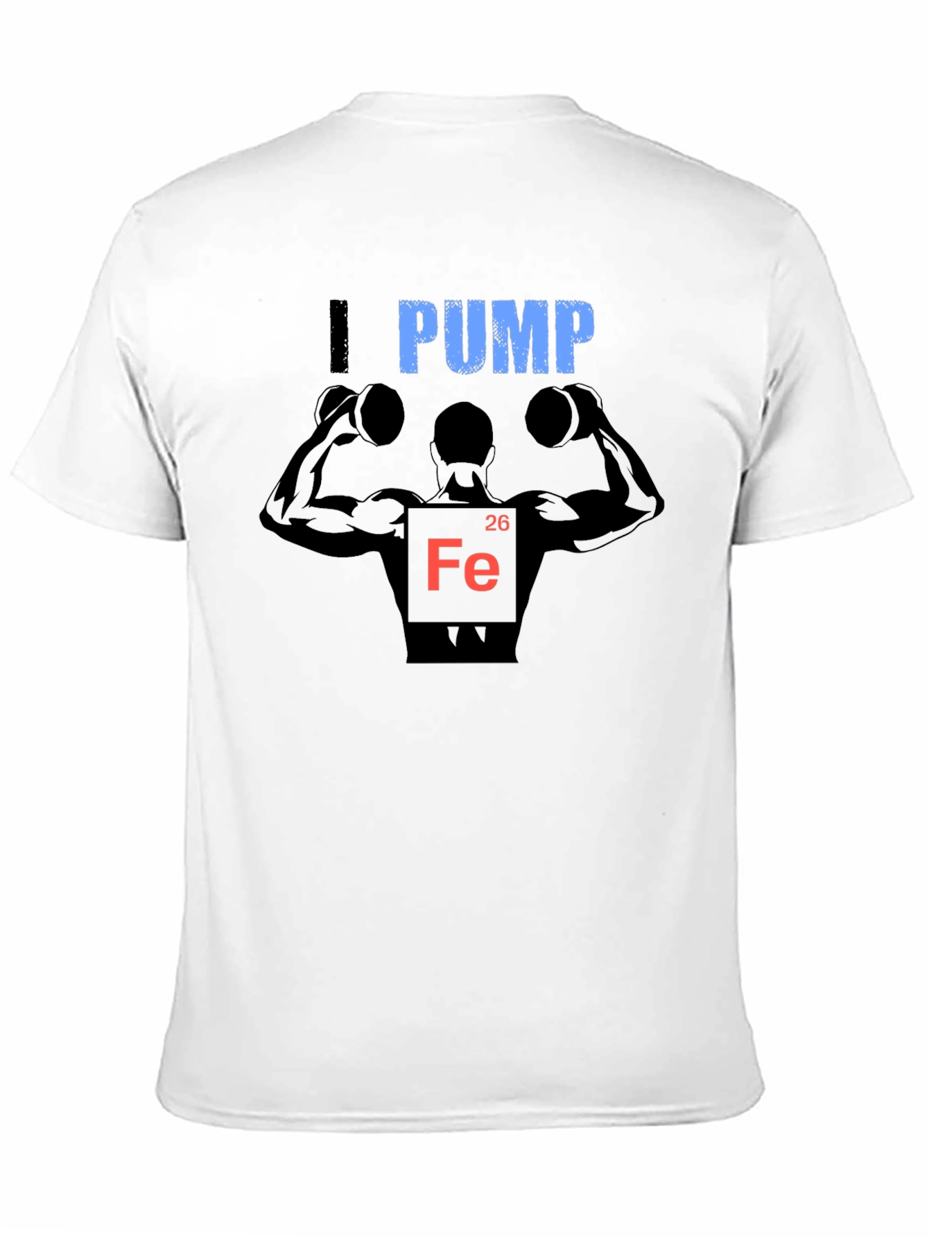 Black I Pump Iron T-Shirt - Bodybuilding Gym Workout Tee view 11