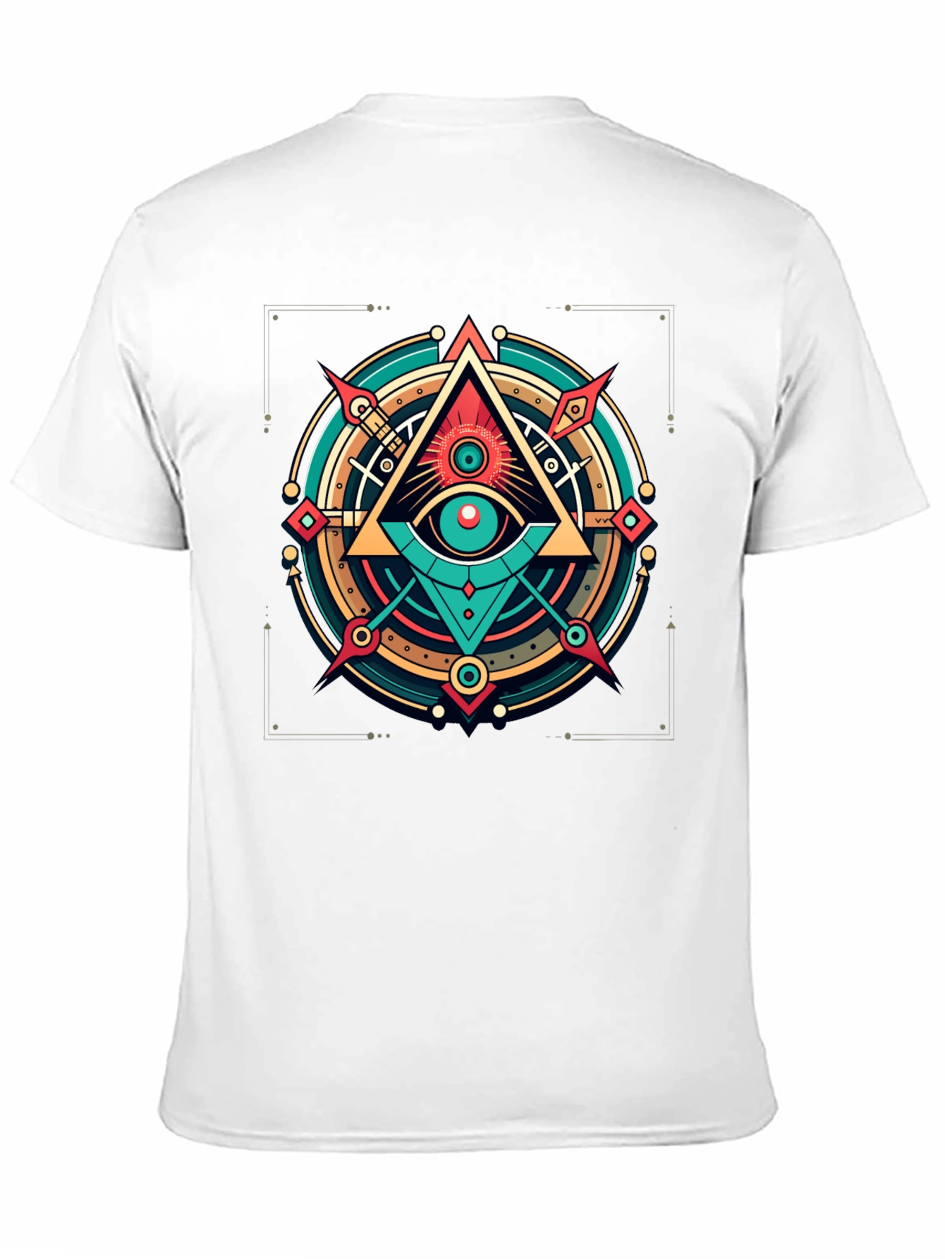 Black All Seeing Eye Graphic Tee - Modern Mystic Style view 11