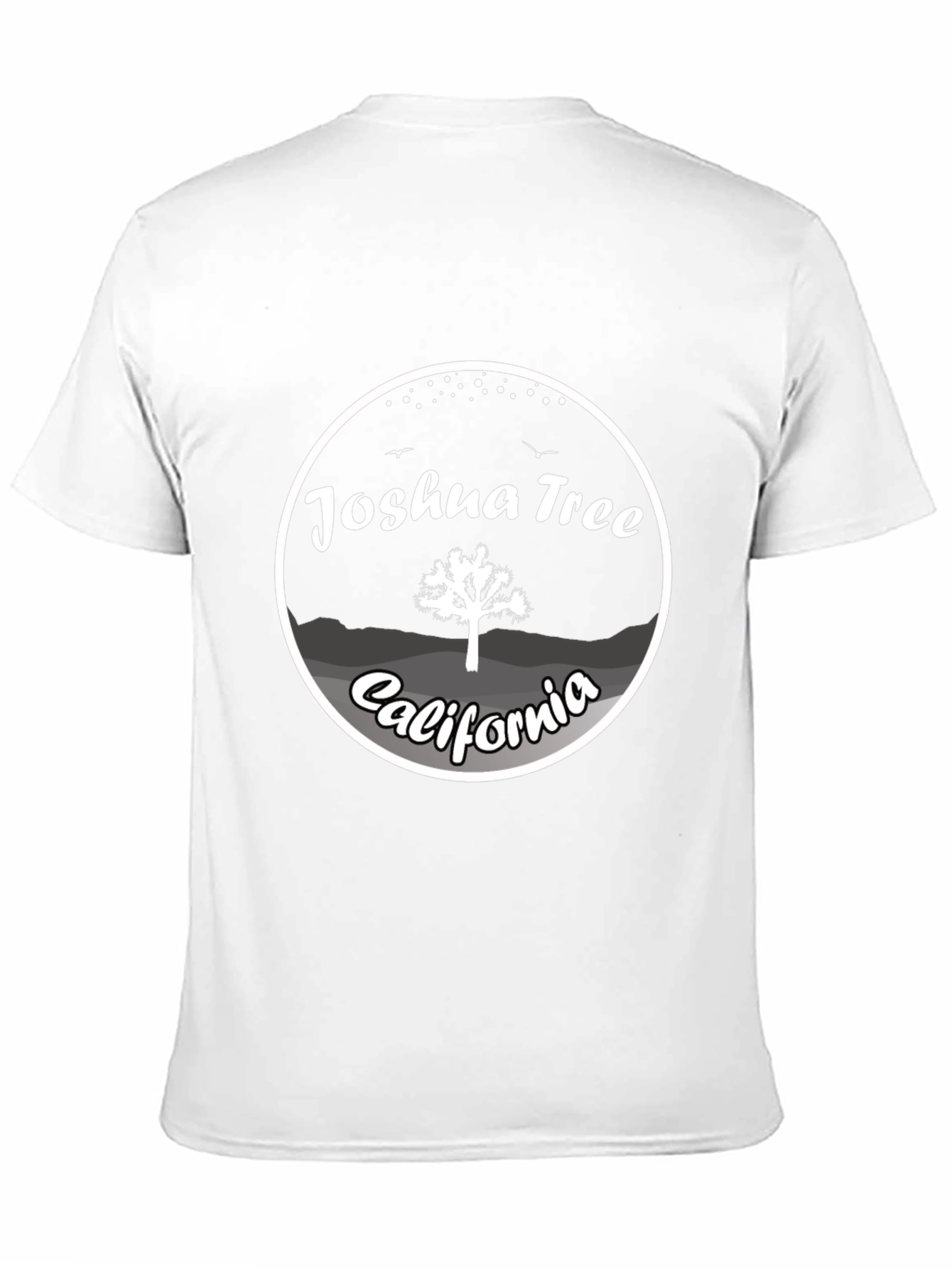 Black Joshua Tree California Graphic T-Shirt view 11