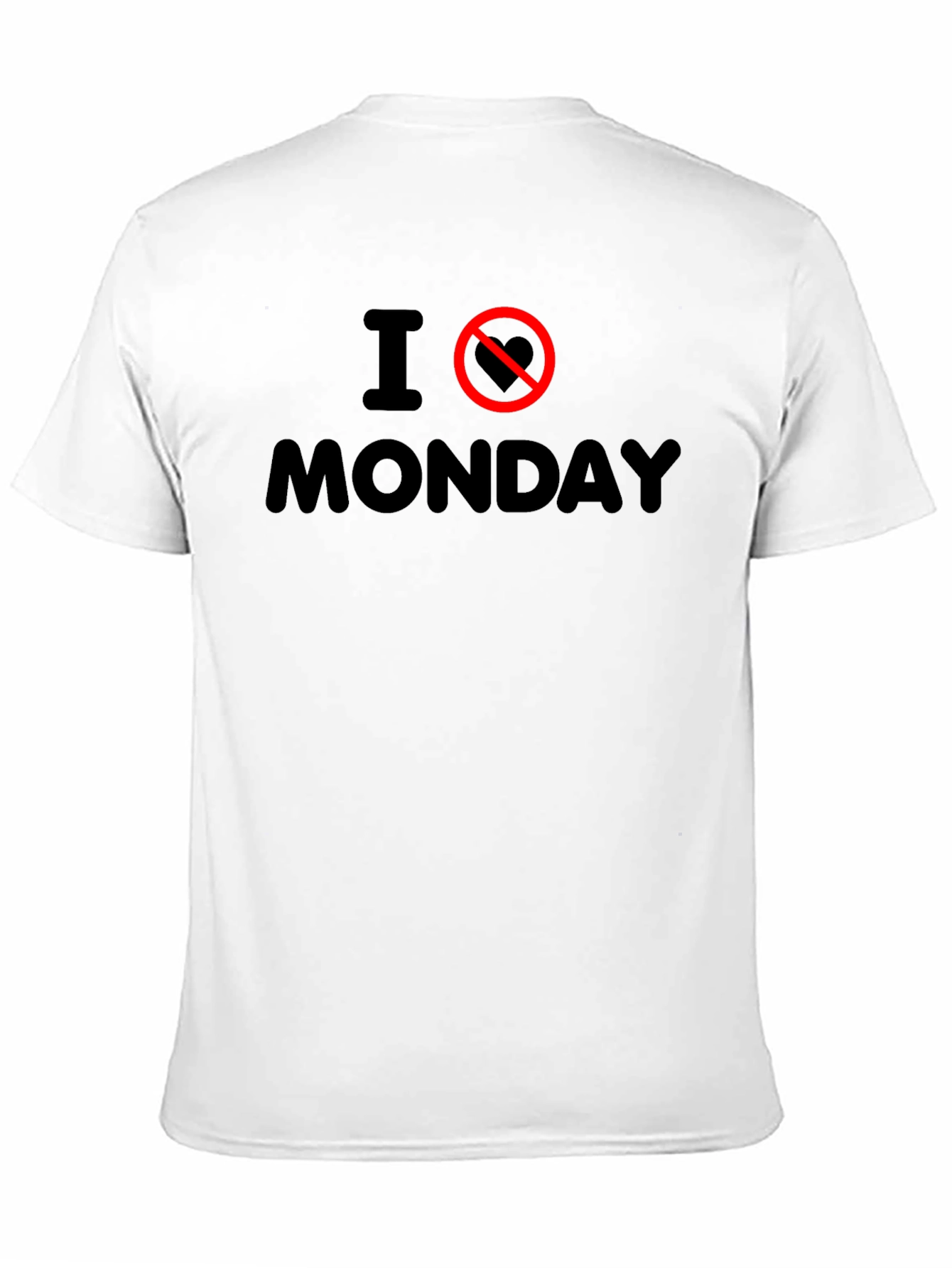 Black I Hate Monday Graphic Tee - Anti-Monday T-Shirt view 11