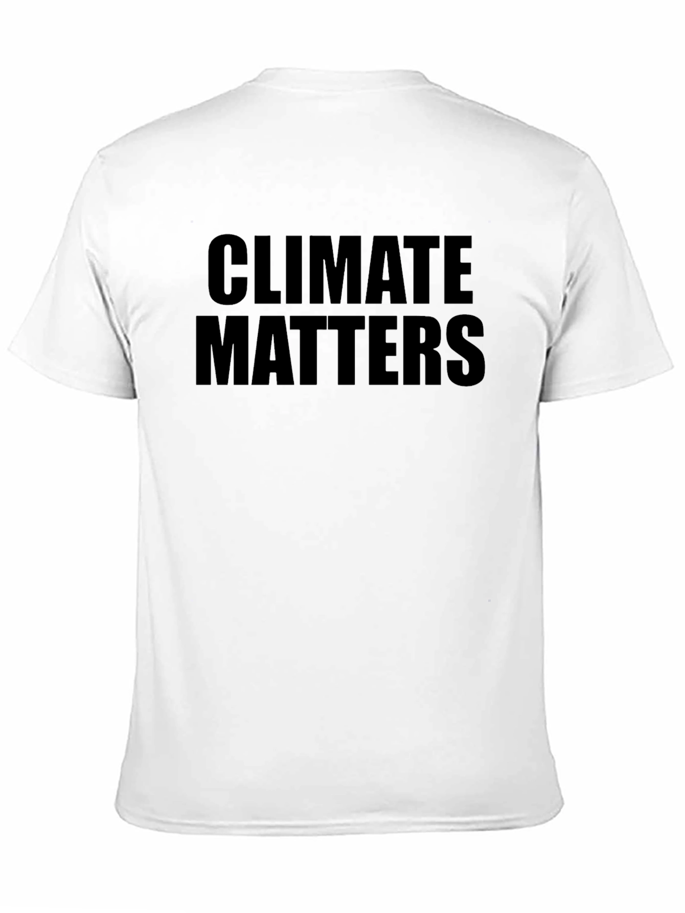 Black Climate Matters Black T-Shirt view 11
