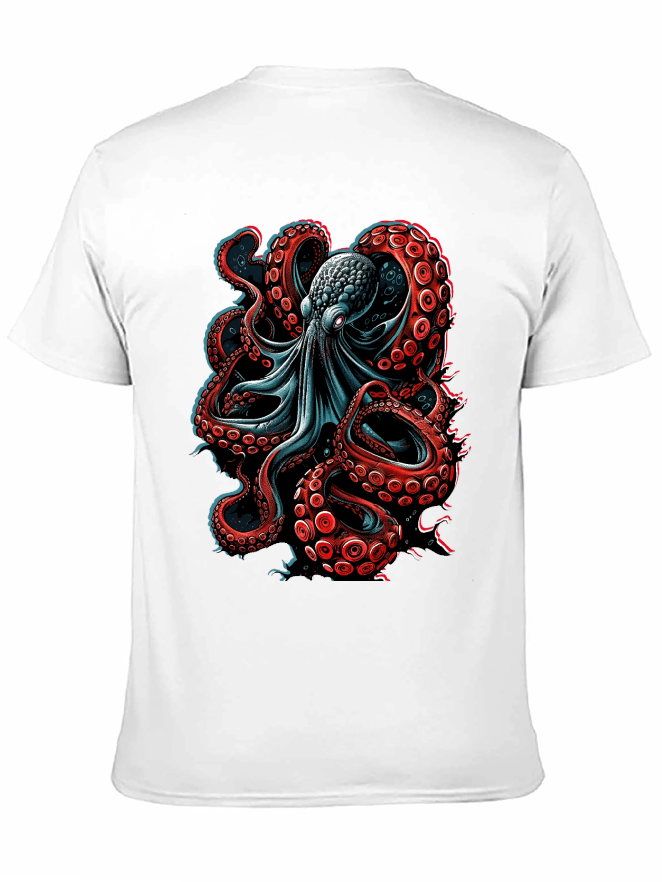 Black Octopus Graphic T-Shirt - Unique Design view 11
