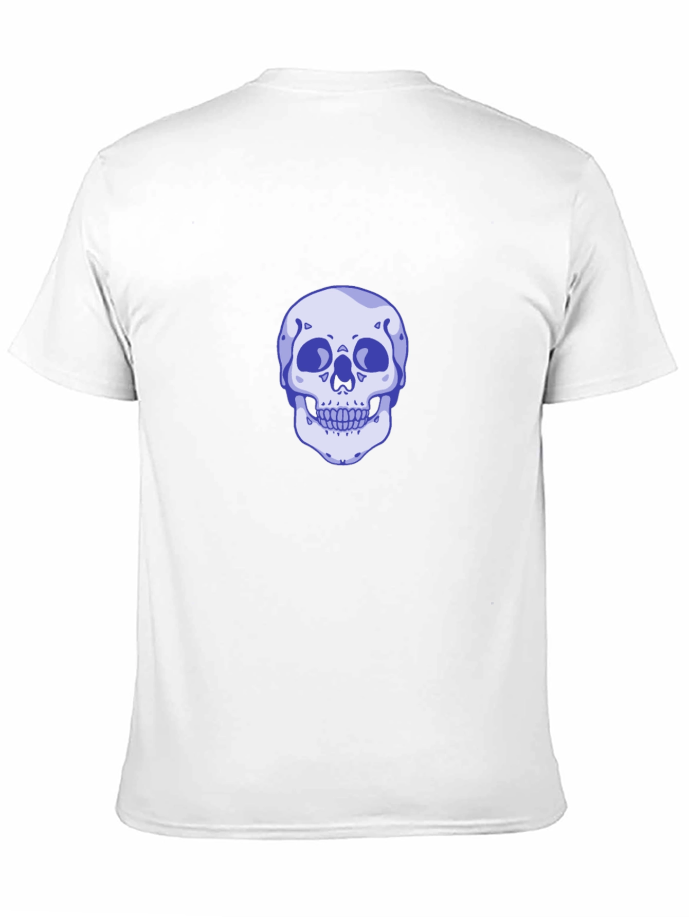 Black Skull Graphic Tee - Men's Casual Black T-Shirt view 11