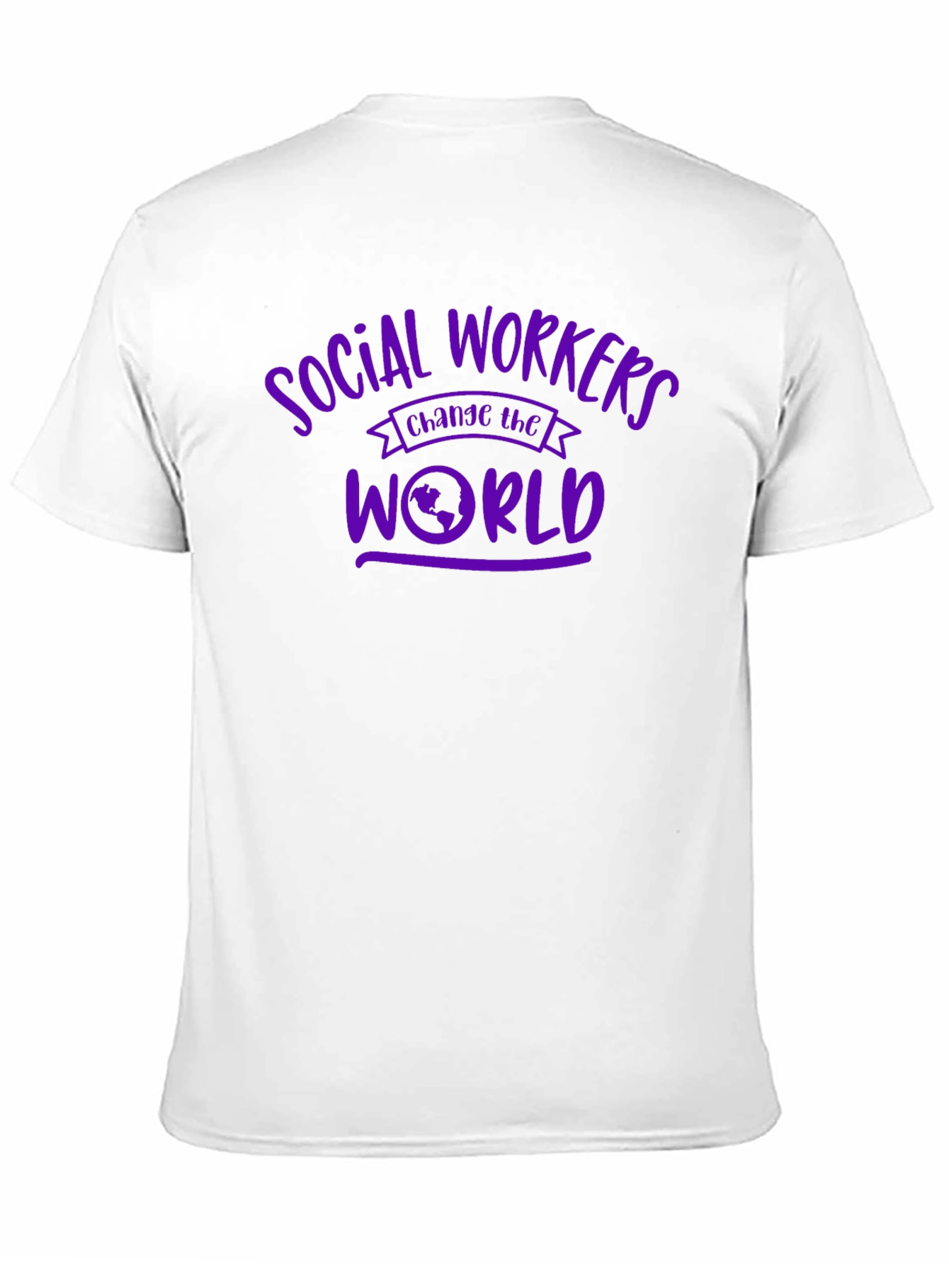 Black Social Workers Change the World T-Shirt - Black view 11