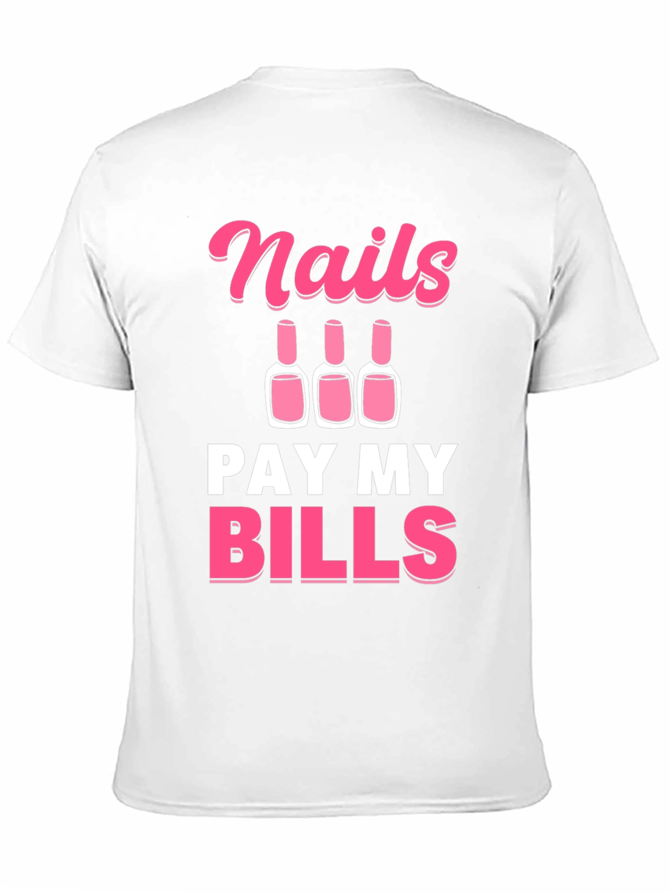 Black Nails Pay My Bills Graphic Tee - Unisex view 11