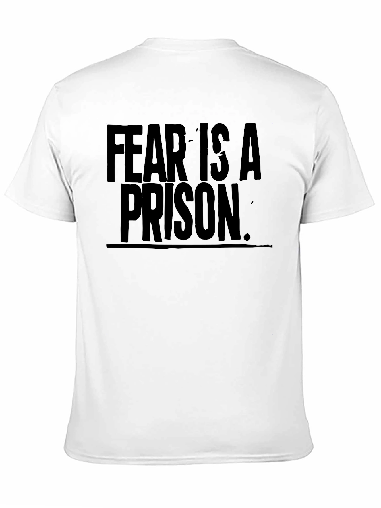 Black Fear is a Prison Graphic Tee - Bold Statement Shirt view 11