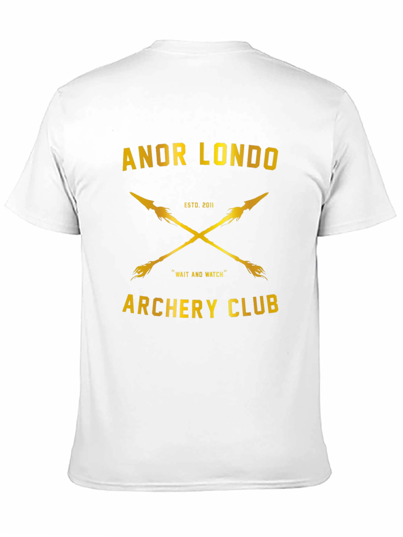 Black Anor Londo Archery Club T-Shirt - Black view 11