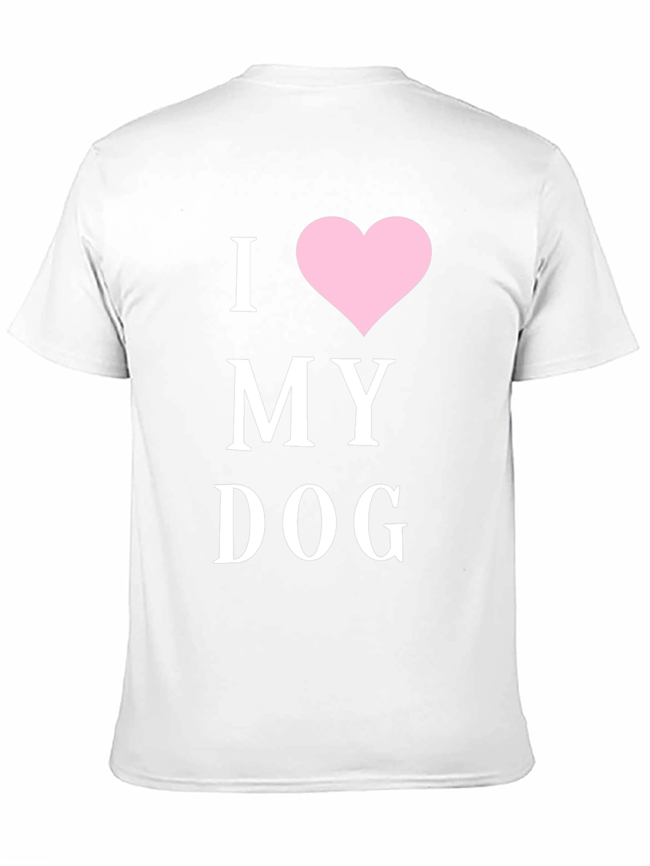 Black I Heart My Dog T-Shirt - Black Cotton Blend view 11