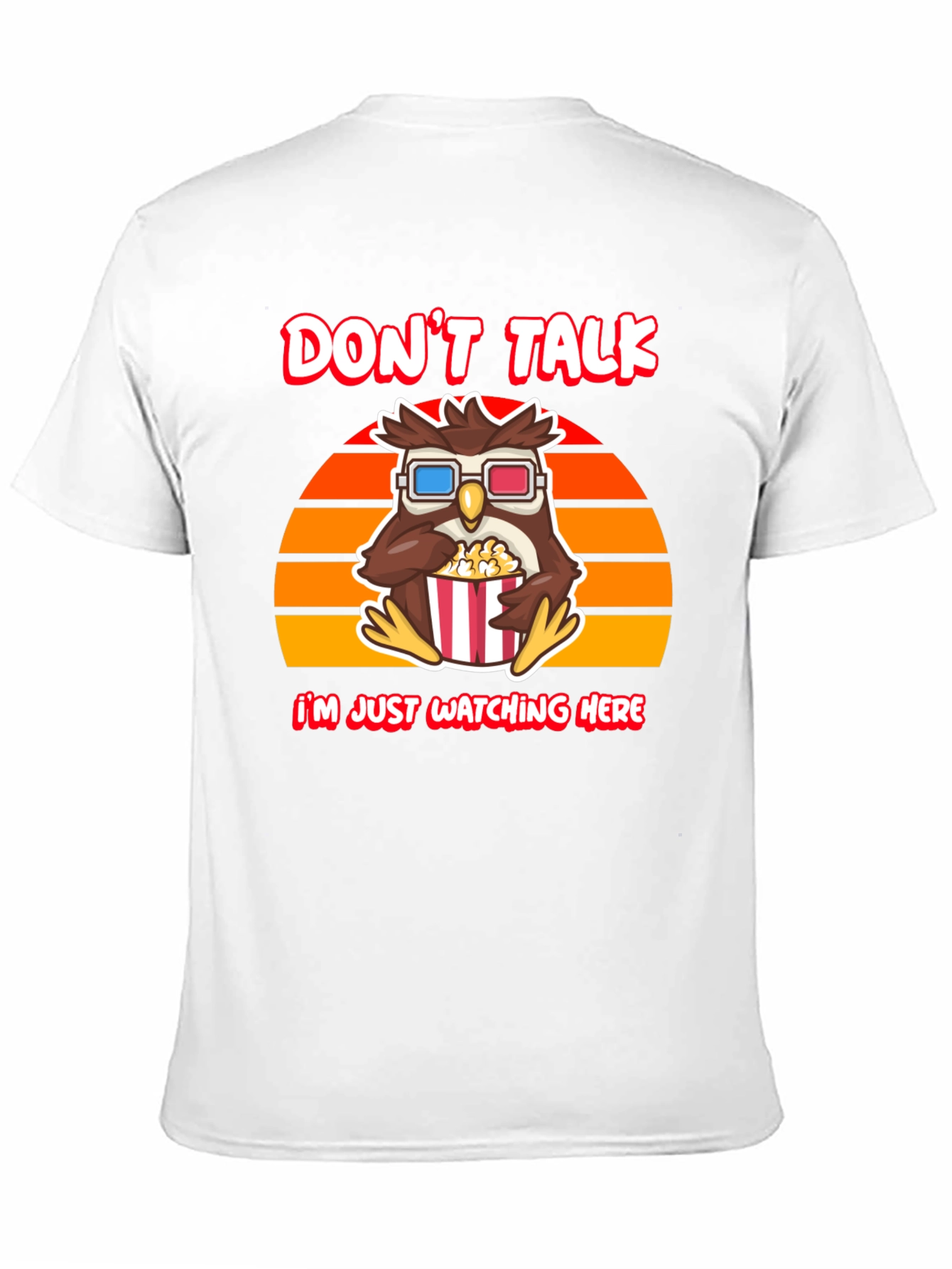 Black Don't Talk T-Shirt - Owl Watching Movie Tee view 11