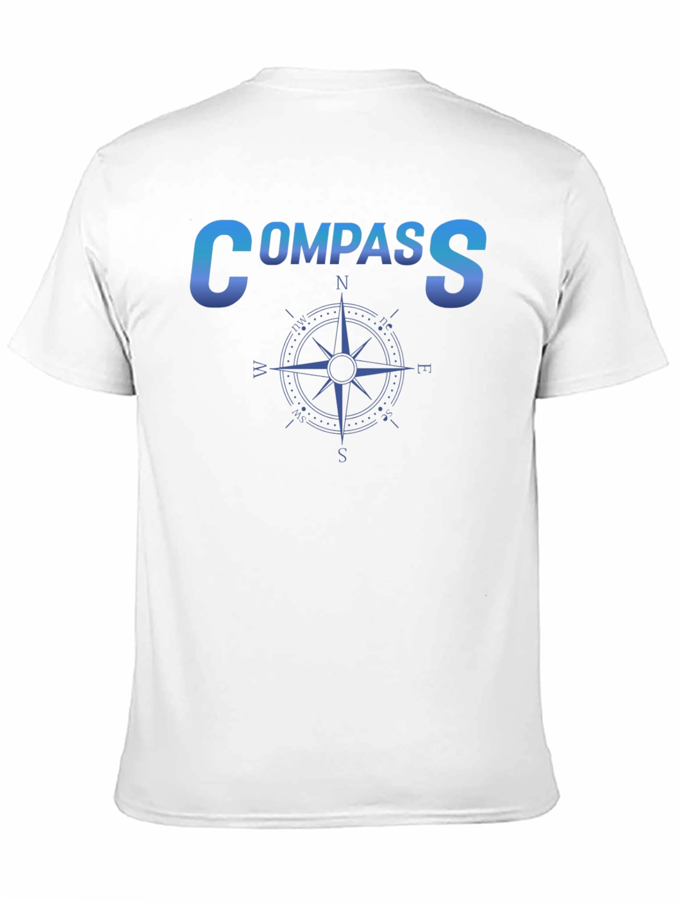 Black Compass Graphic Black T-Shirt - Travel & Adventure Ready view 11