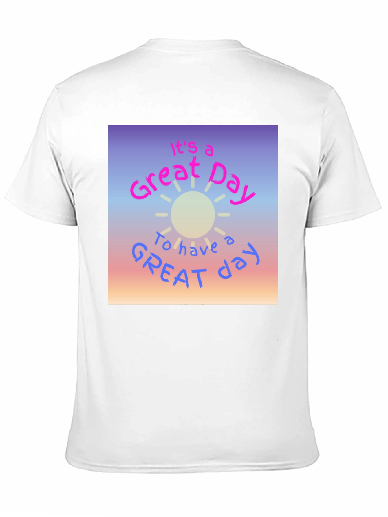 Black Great Day Graphic T-Shirt - Trendy Casual Tee view 11