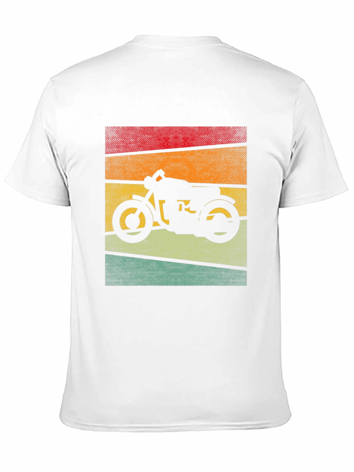 Black Retro Motorcycle Graphic T-Shirt - Vintage Style view 11