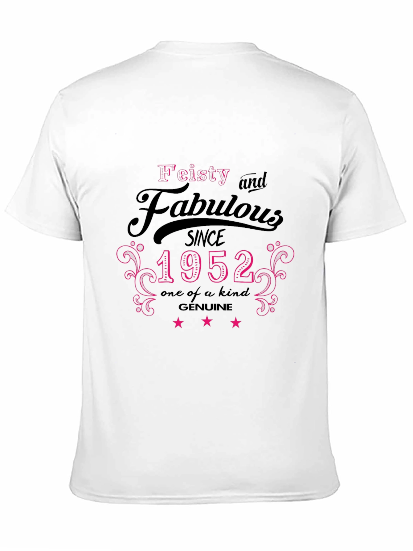 Black Feisty & Fabulous Since 1952 T-Shirt view 11