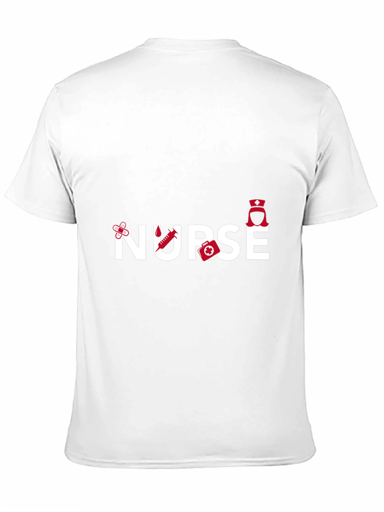 Black Nurse Graphic T-Shirt - Black, Medical Theme view 11