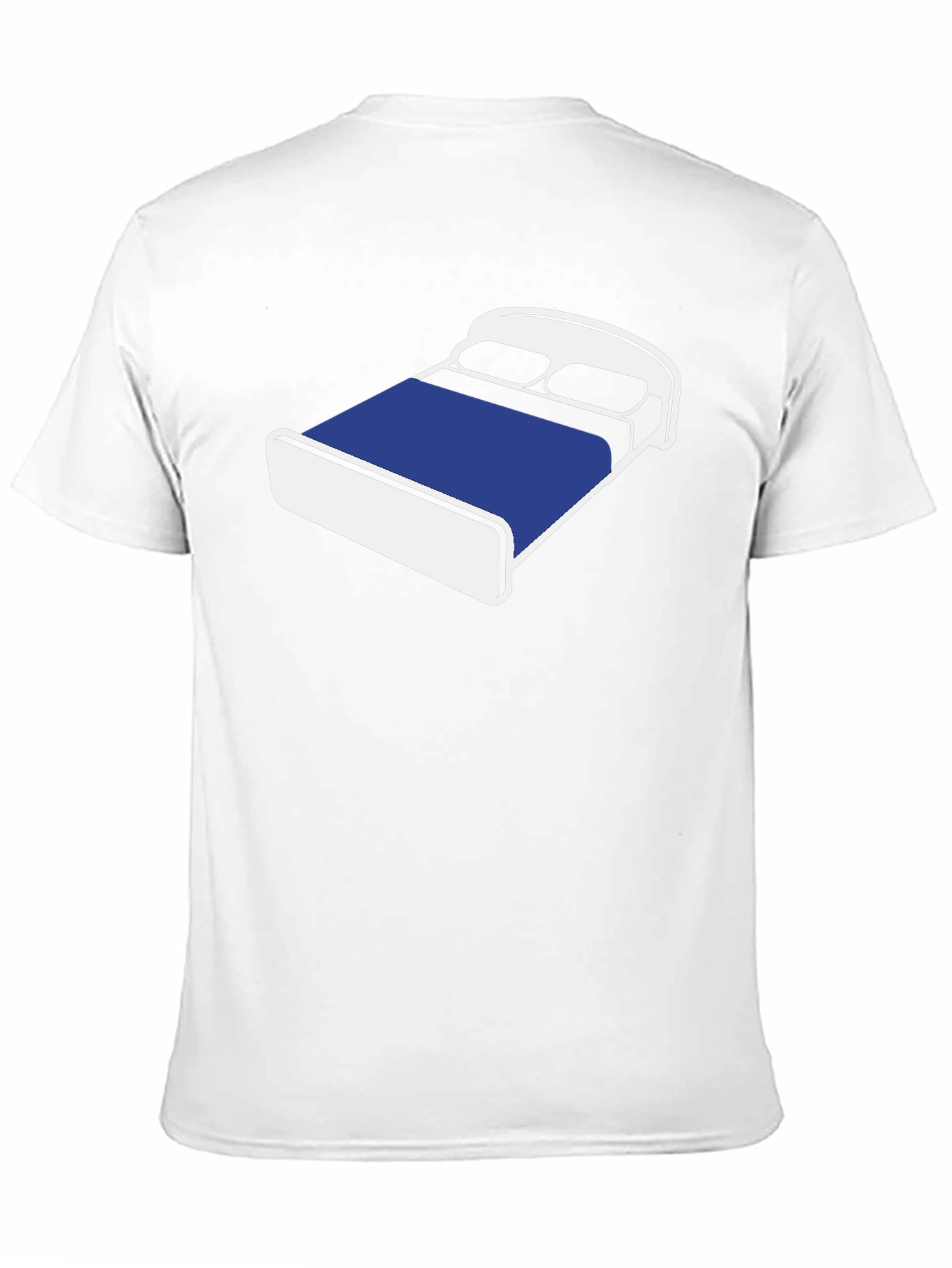 Black Novelty Bed Graphic T-Shirt - Comfortable Black Tee view 11