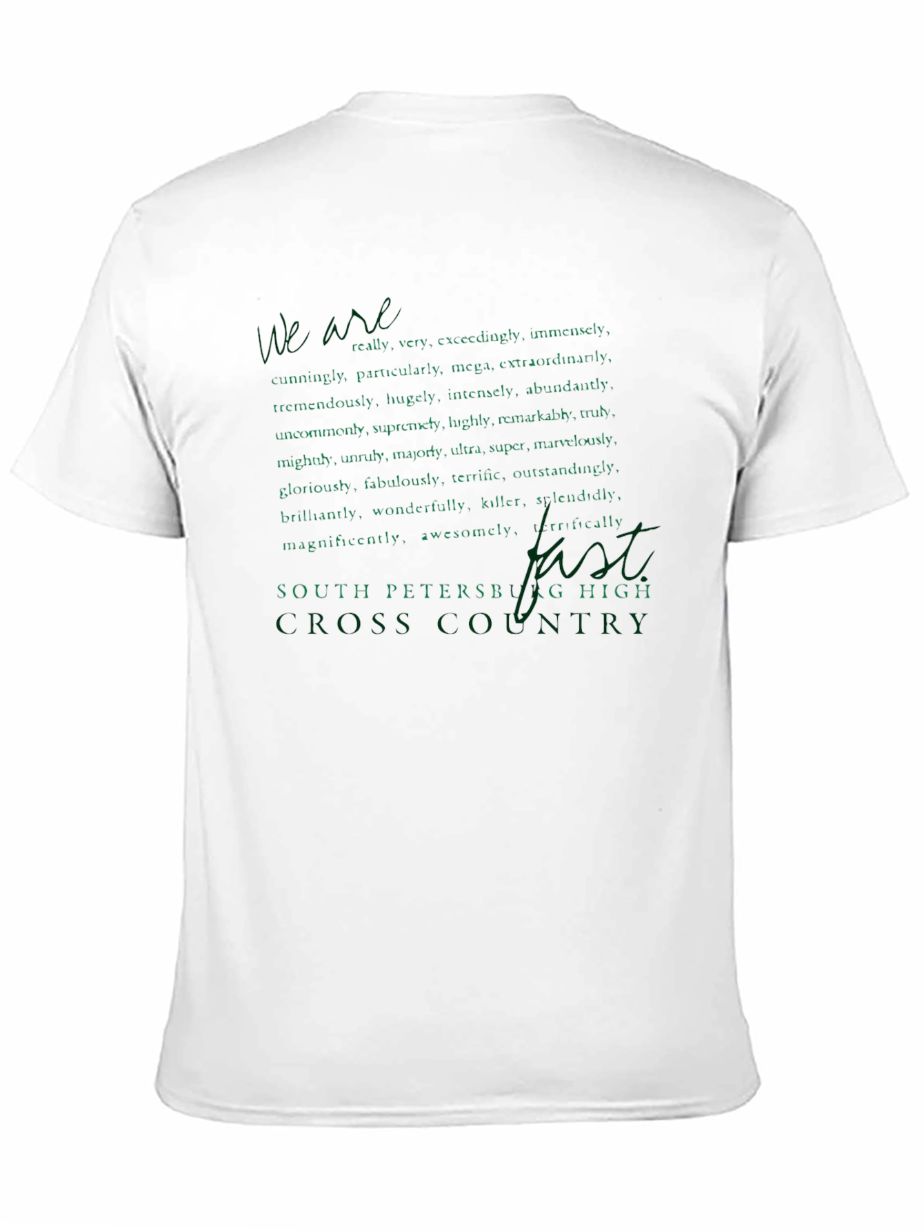 Black Cross Country Motivational Black T-Shirt view 11