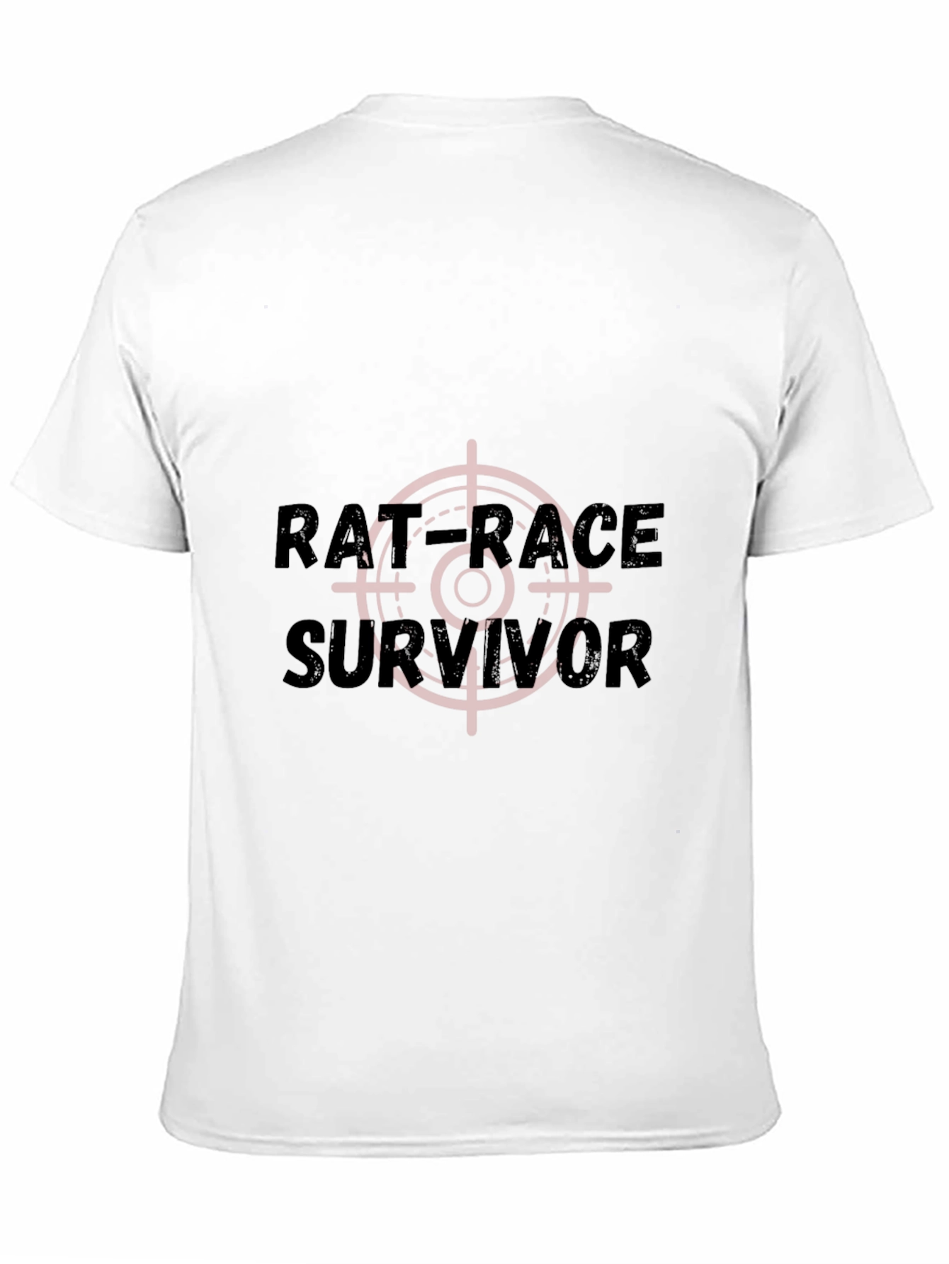 Black Rat Race Survivor Graphic T-Shirt - Black Crew Neck Tee view 11