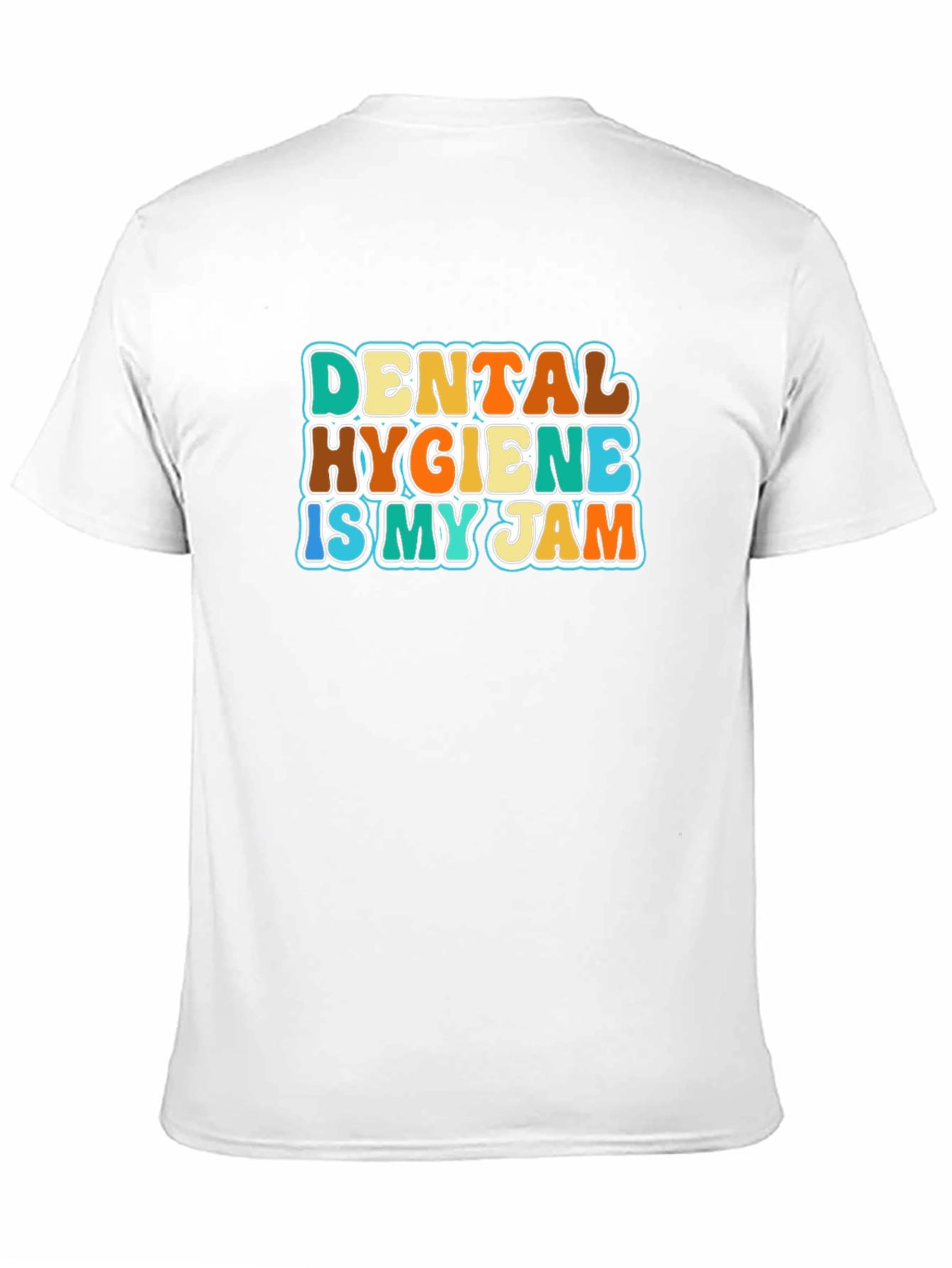 Black Dental Hygiene Is My Jam Retro T-Shirt view 11