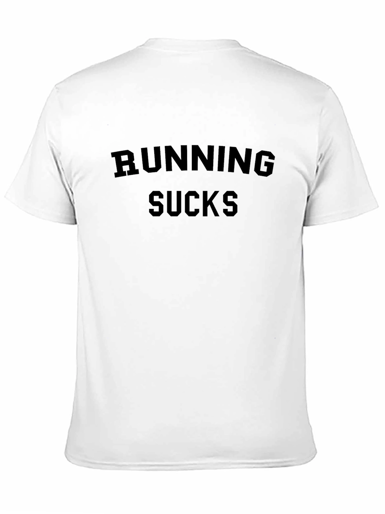 Black Running Sucks Graphic Tee - Black Cotton view 11