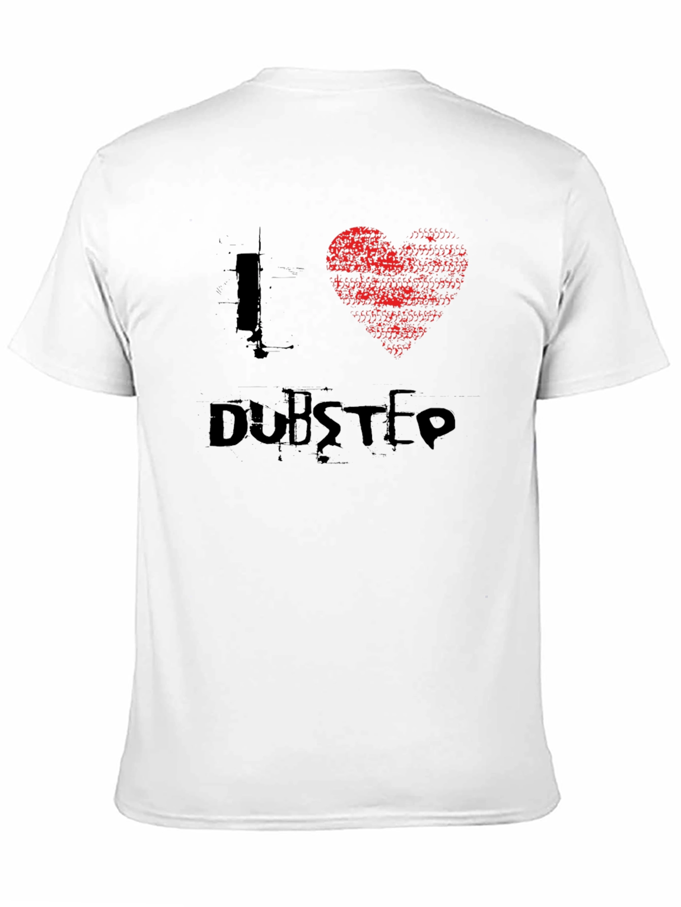 Black I Love Dubstep Black T-Shirt - Music Lover Tee view 11