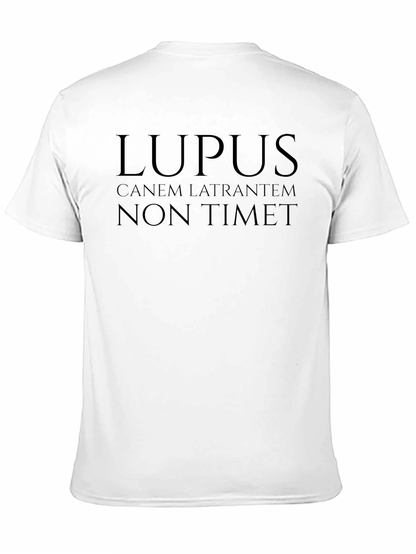 Black Lupus Latin T-Shirt view 11