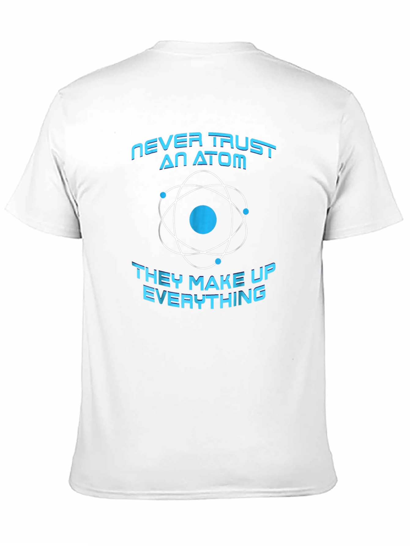 Black Never Trust an Atom Graphic Tee - Mens Black T-Shirt view 11