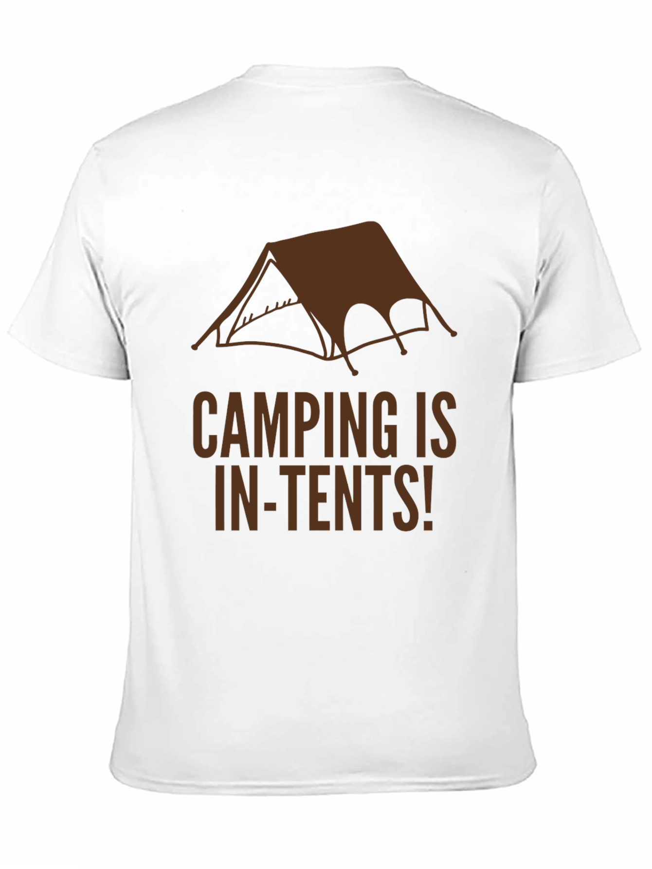 Black Camping Is In-Tents! Graphic Tee view 11