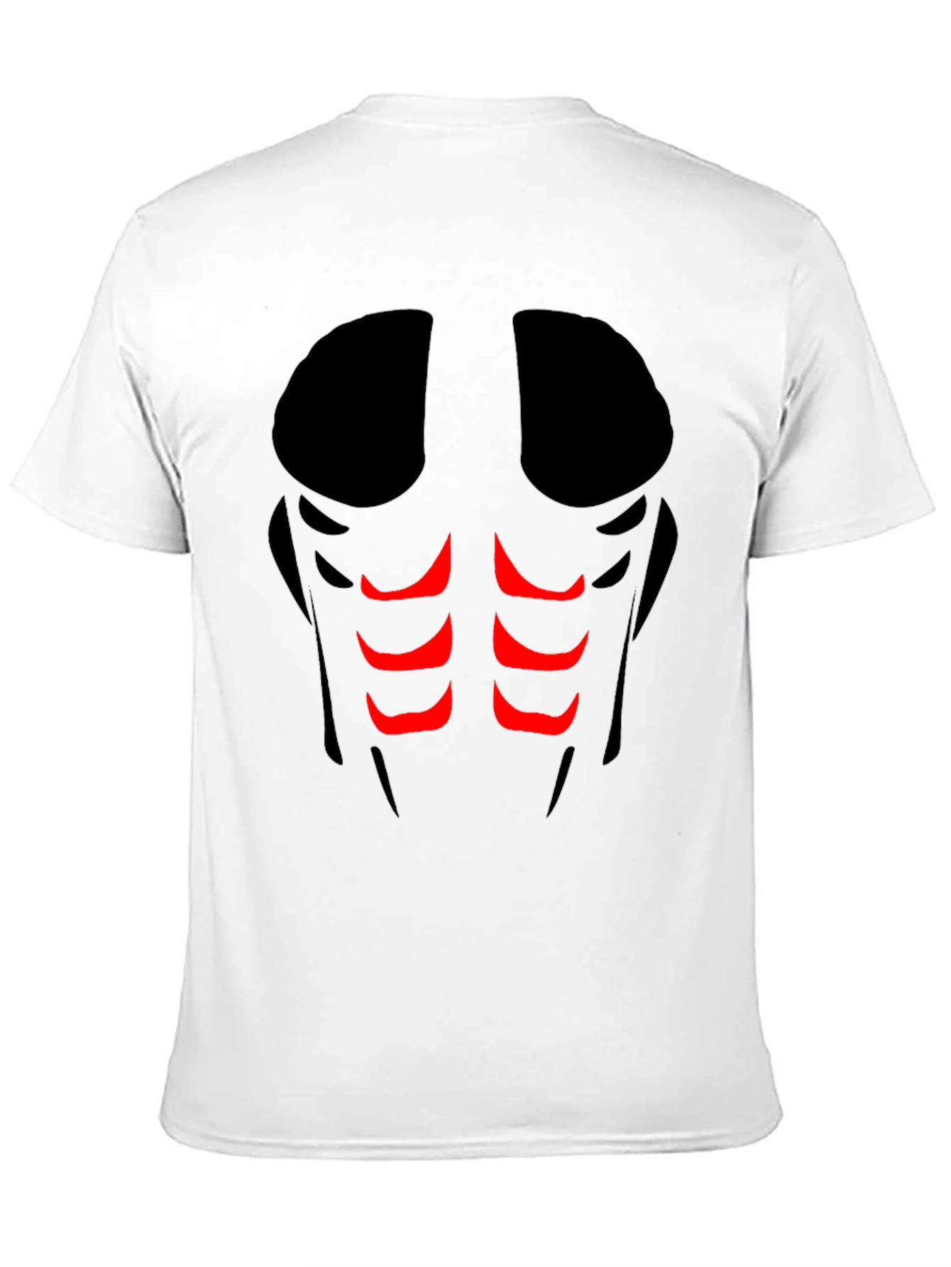 Black Funny Six-Pack Abs Graphic T-Shirt view 11