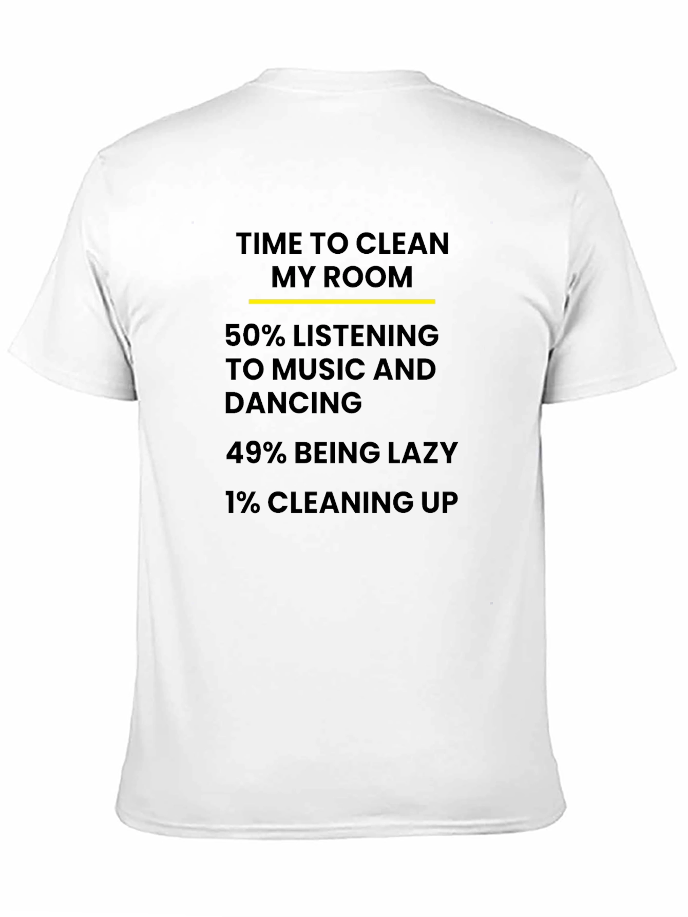 Black Funny Time to Clean My Room T-Shirt view 11