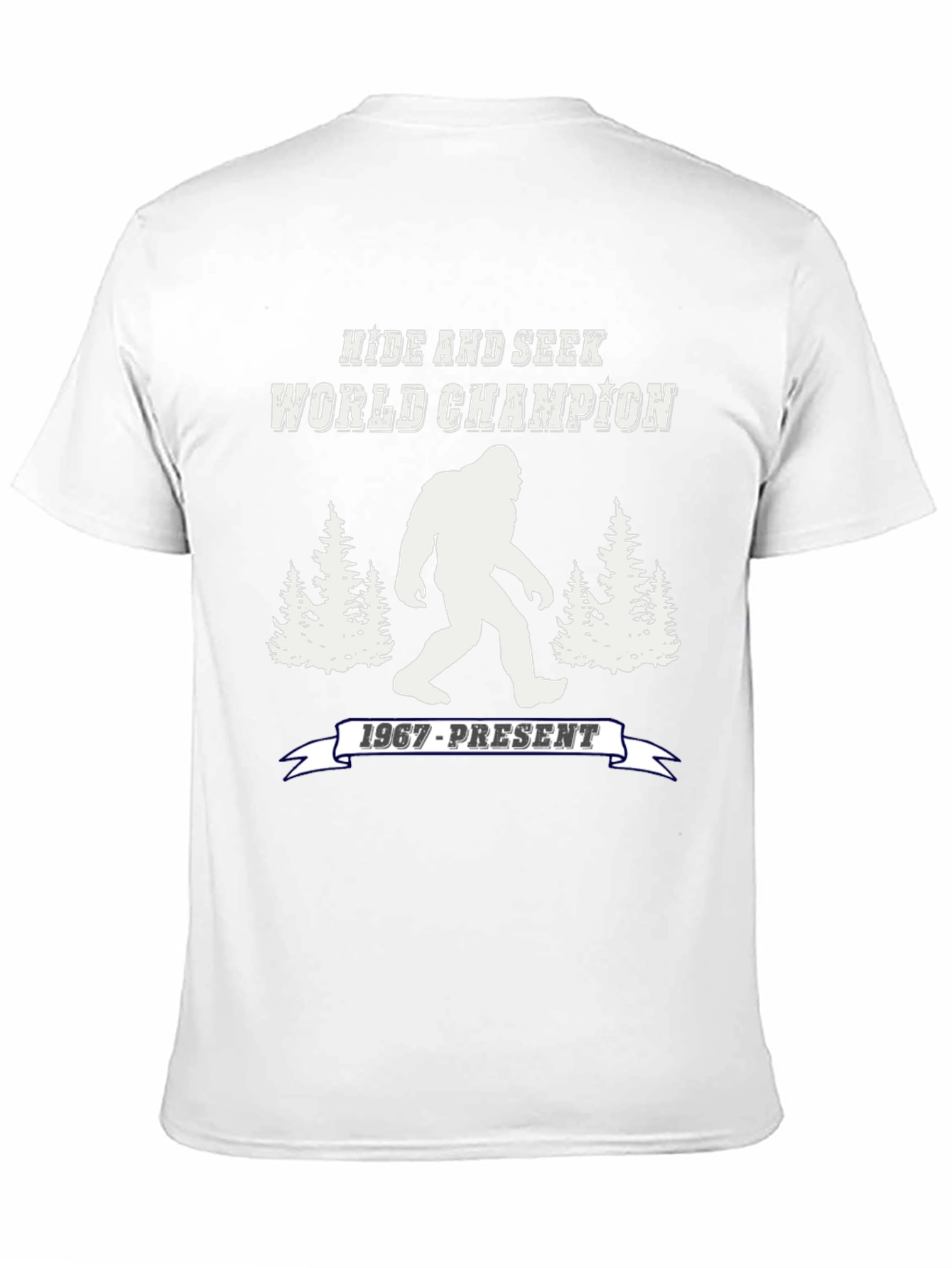 Black Hide and Seek World Champion Bigfoot T-Shirt view 11
