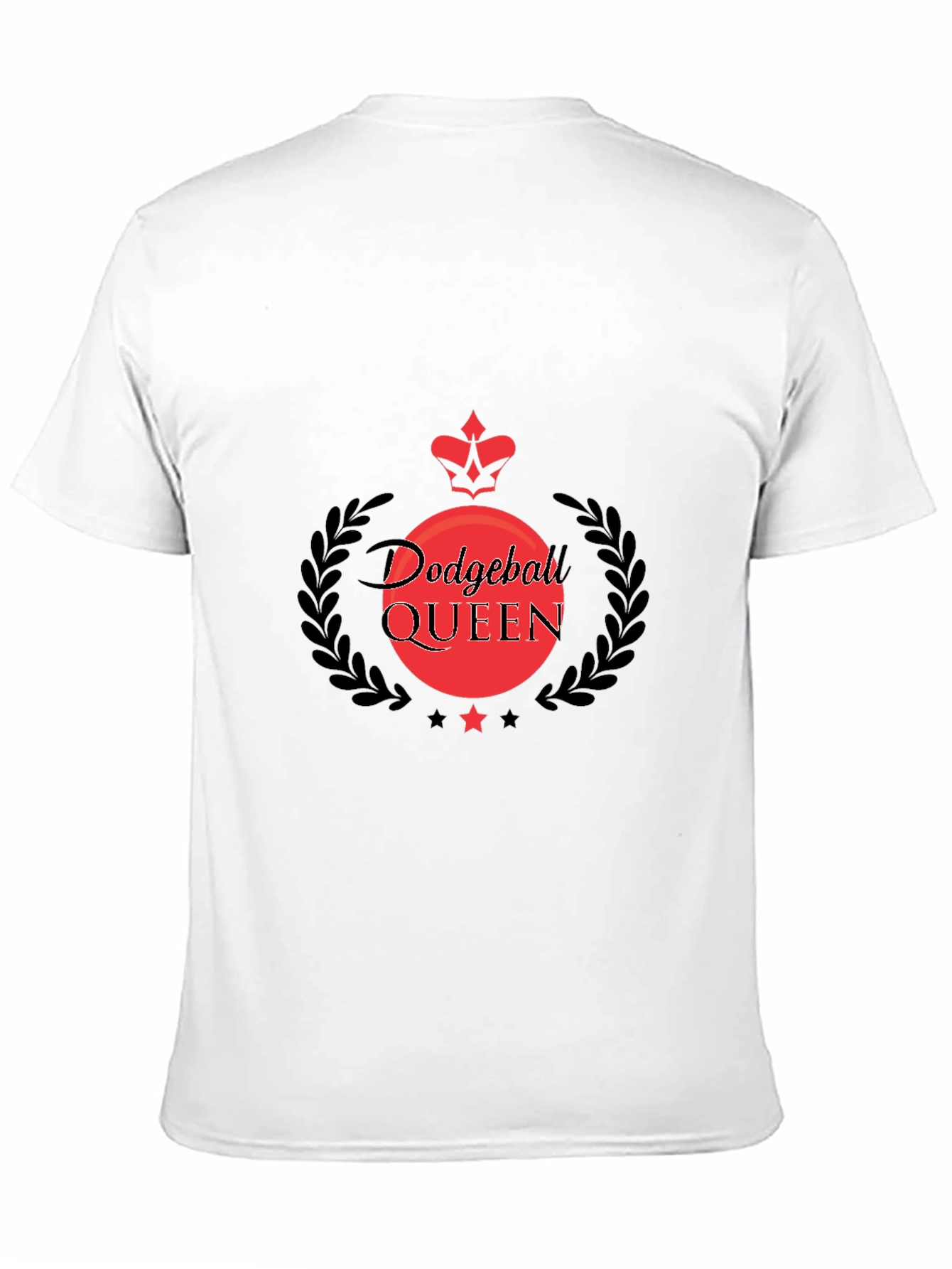 Black Dodgeball Queen Black T-Shirt view 11