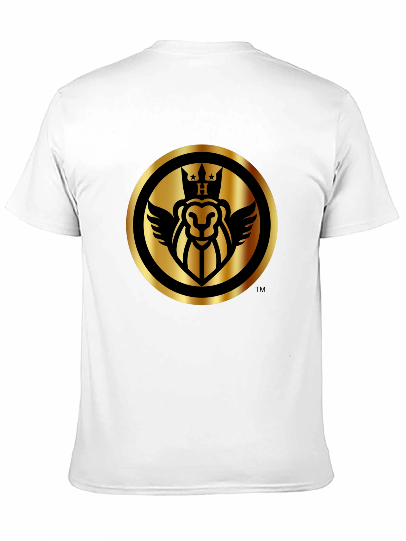 Black Royal Lion Black T-Shirt view 11