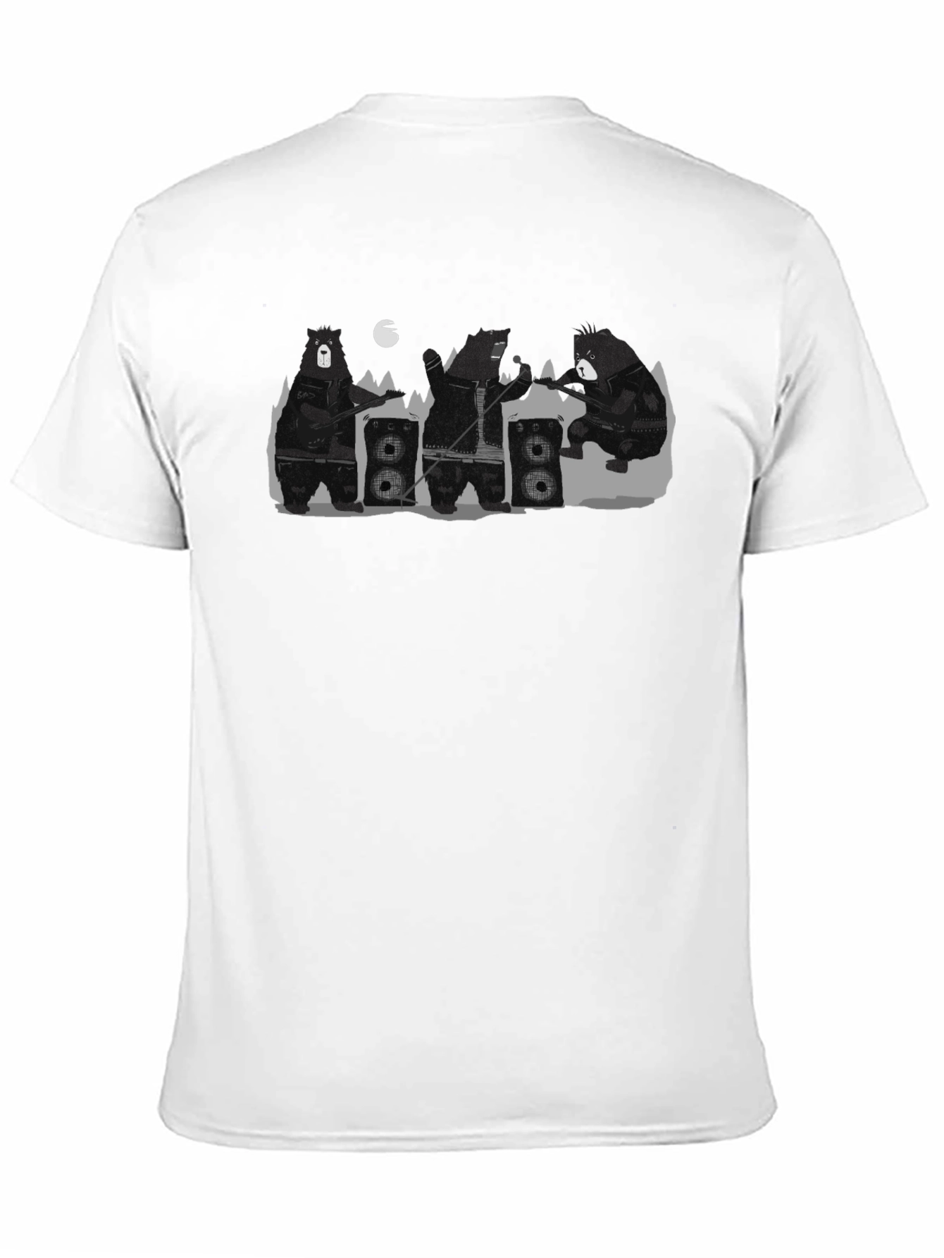 Black Bear Band Graphic Print T-Shirt view 11