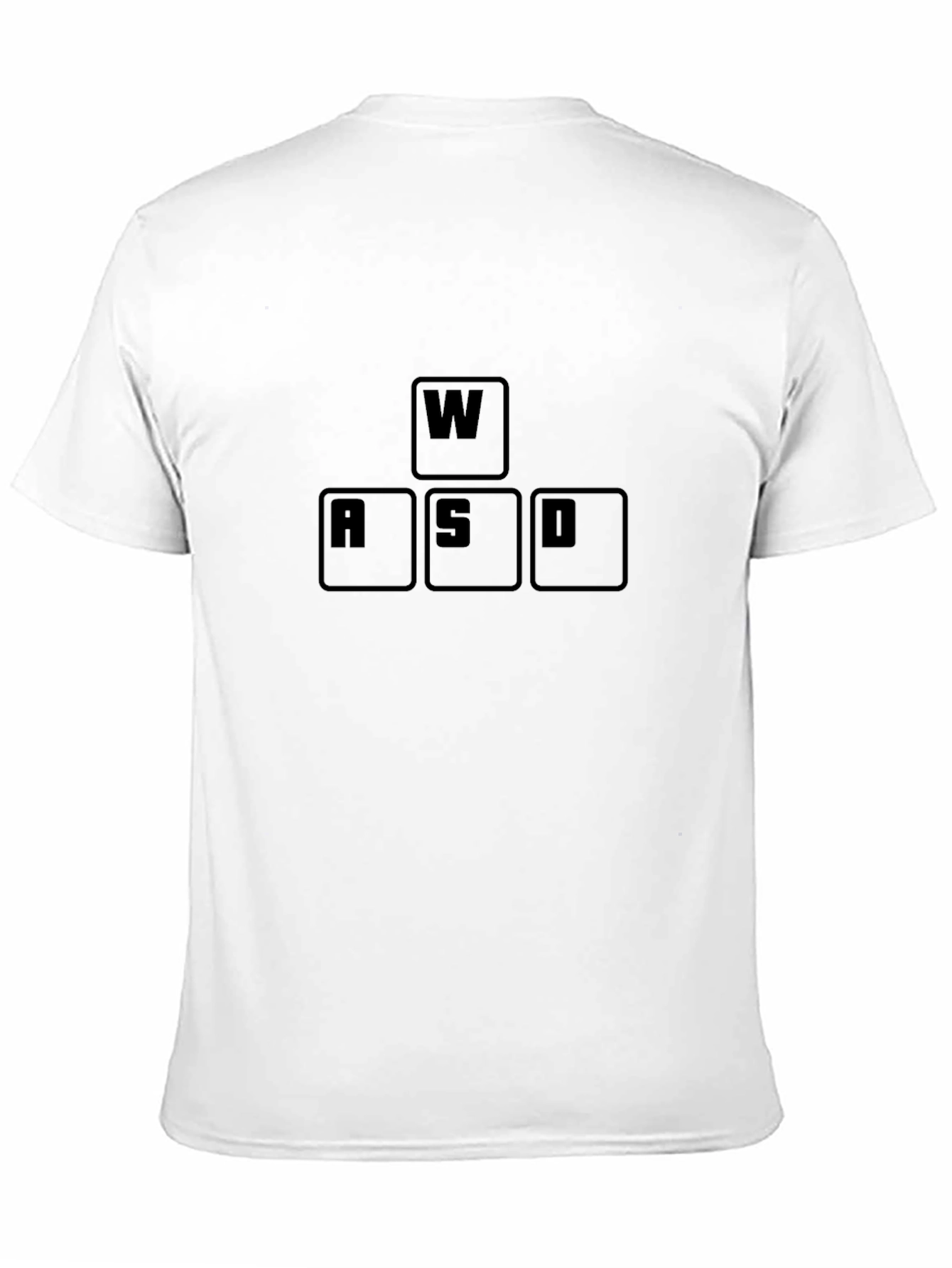 Black WASD Gaming T-Shirt - Black view 11