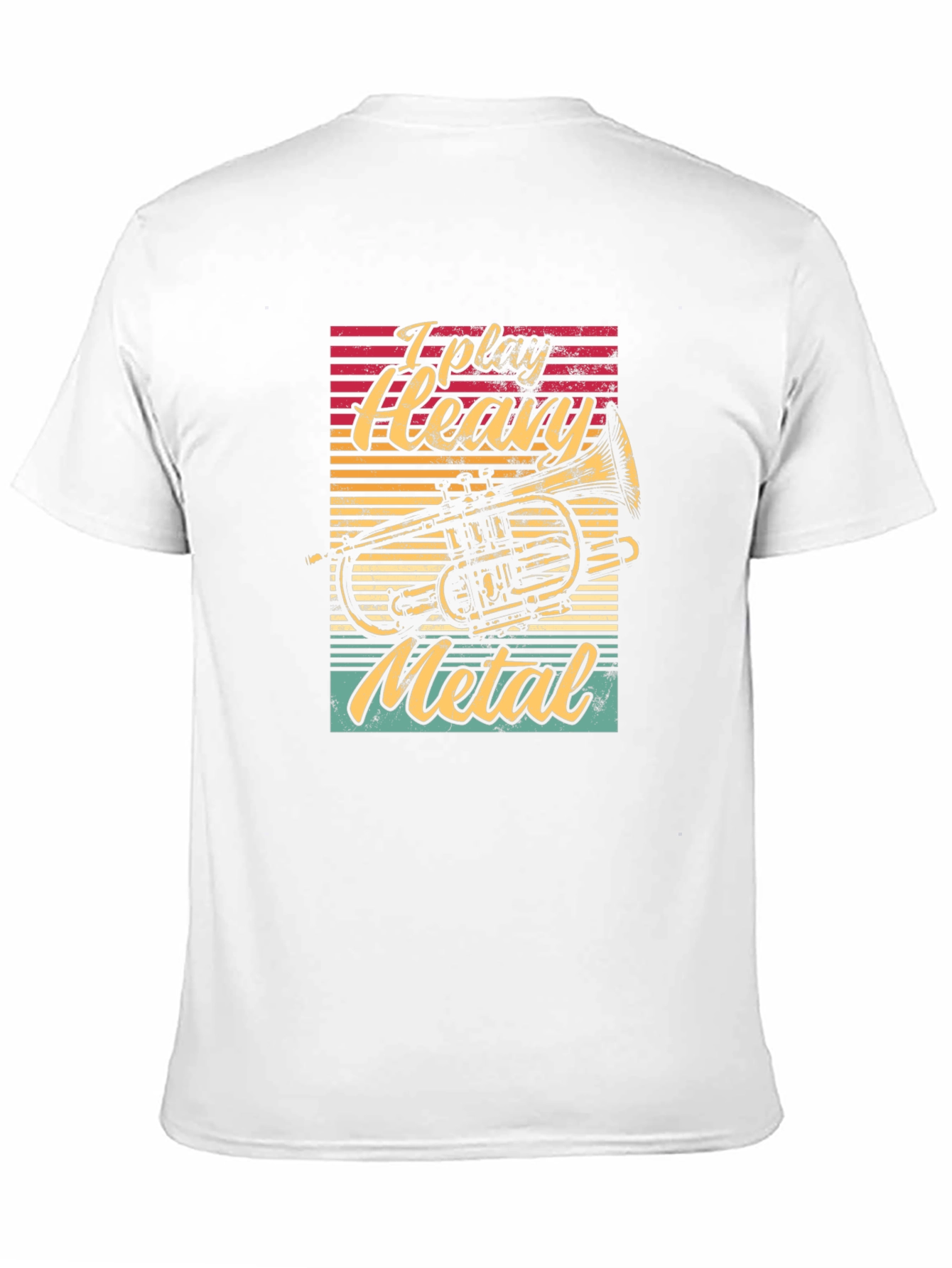 Black I Play Heavy Metal T-Shirt view 11