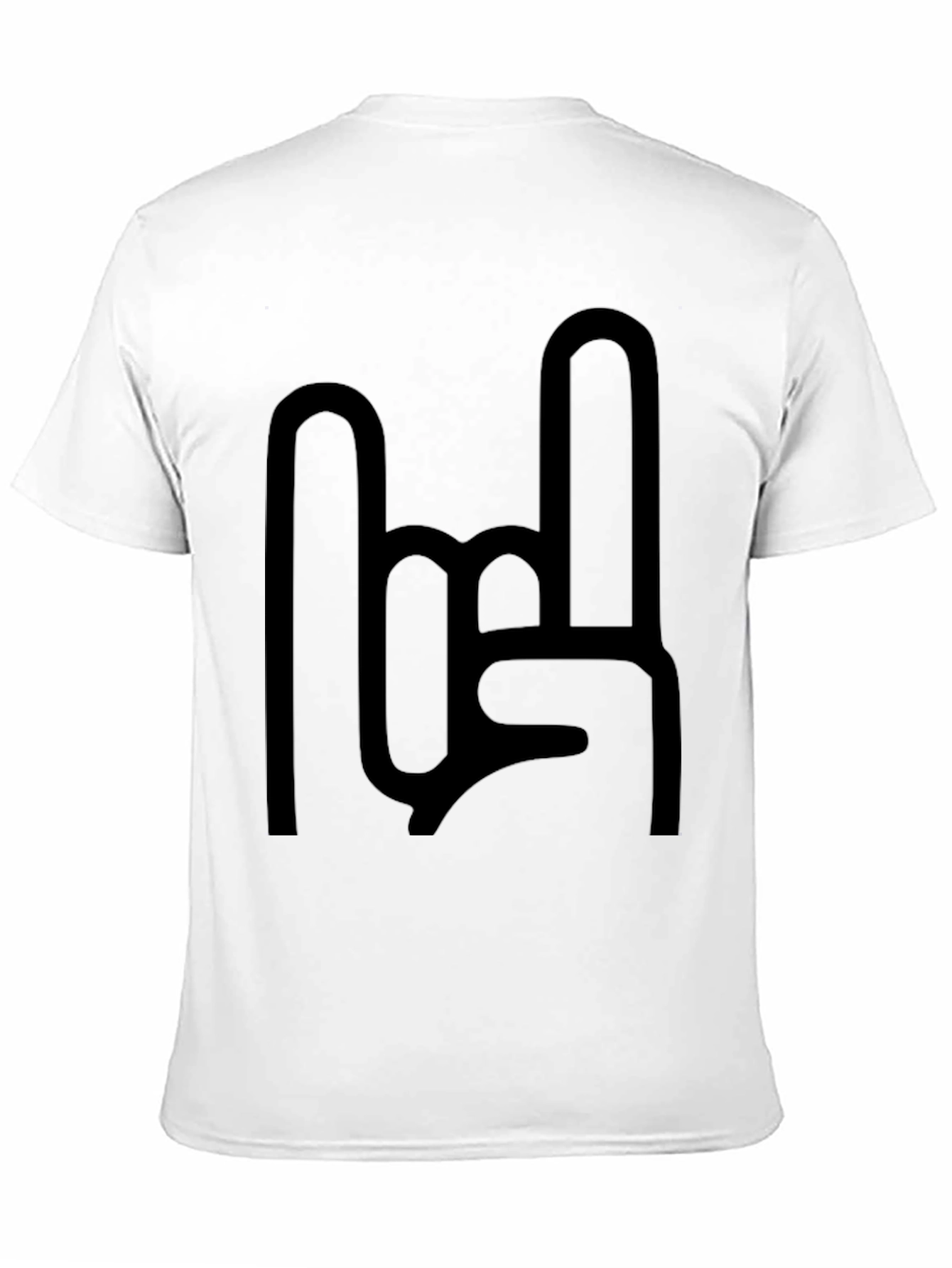 Black Rock On Graphic Tee - Black Casual T-Shirt view 11