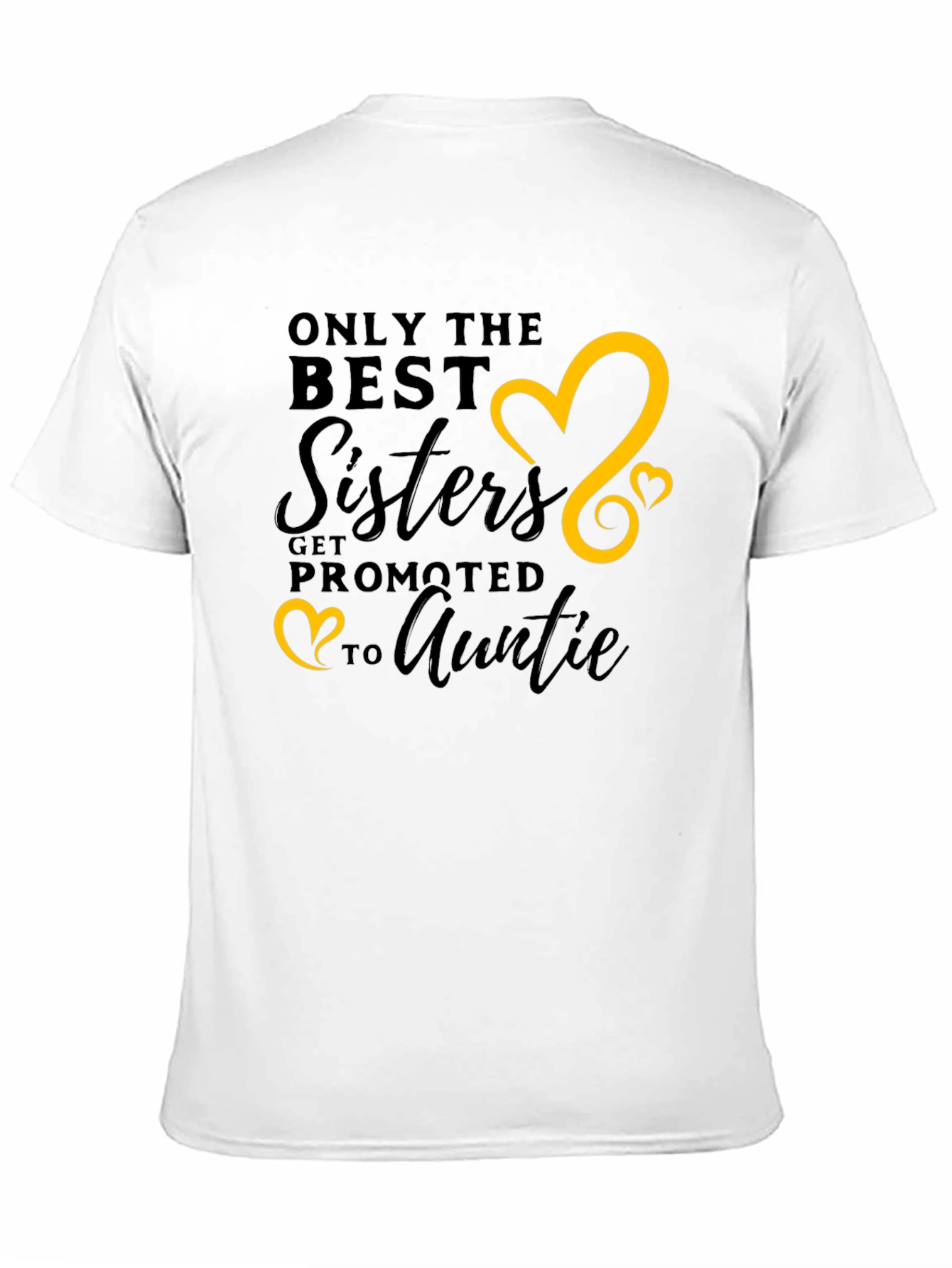 Black Best Sisters Get Promoted to Auntie T-Shirt view 11
