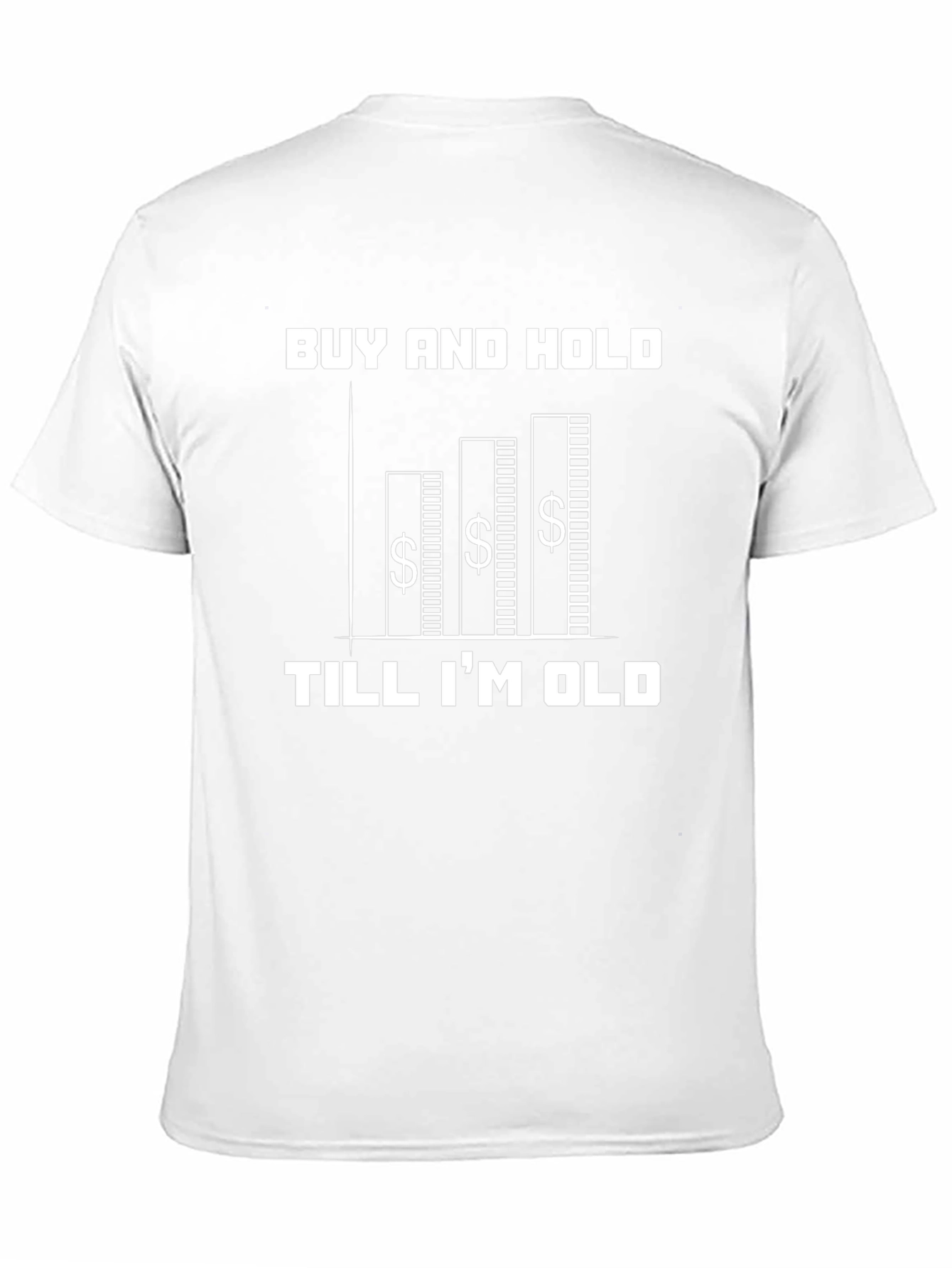 Black Buy and Hold T-Shirt - Stock Market Apparel view 11