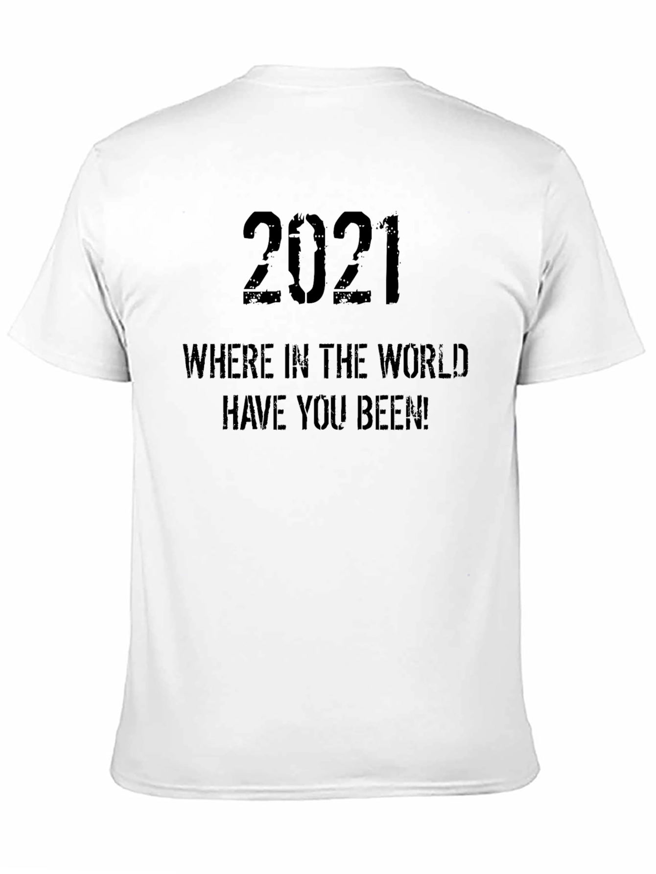 Black 2021 Where In The World T-Shirt - Black view 11
