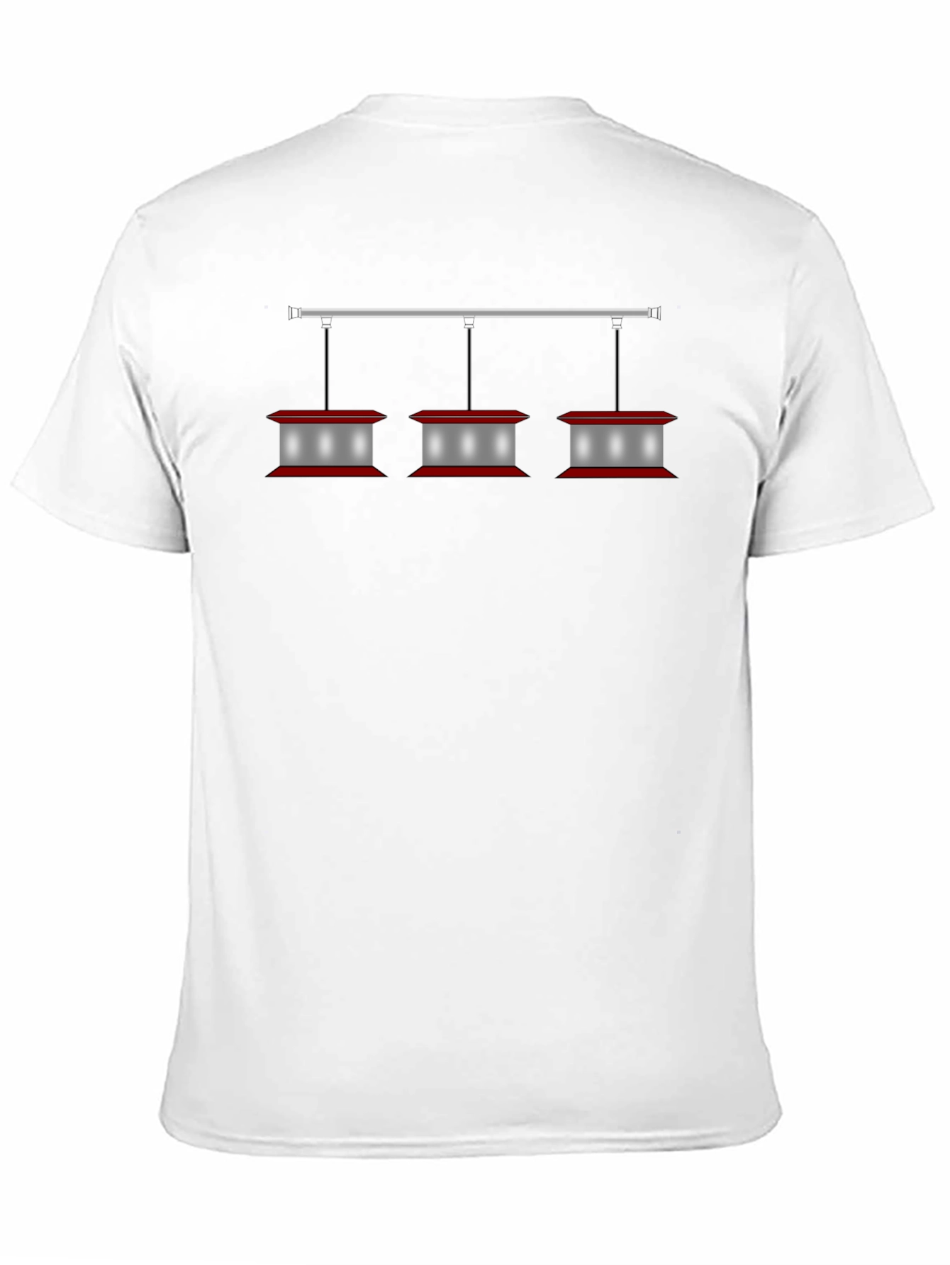 Black Vintage Diner Lighting Graphic Tee - Black view 11